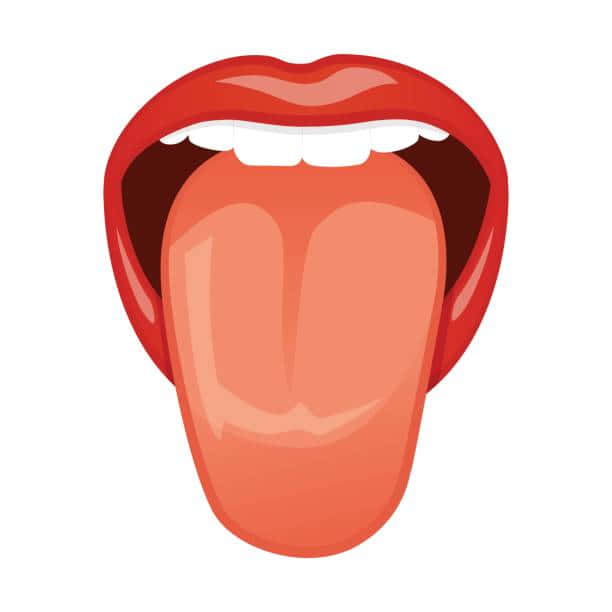 red mouth, white teeth, pink tongue, SD Desktop Wallpaper