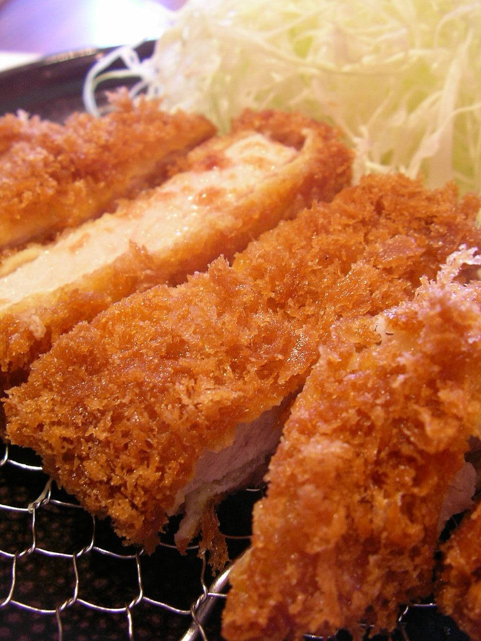 tonkatsu, golden-brown, crispy, HD Phone Wallpaper