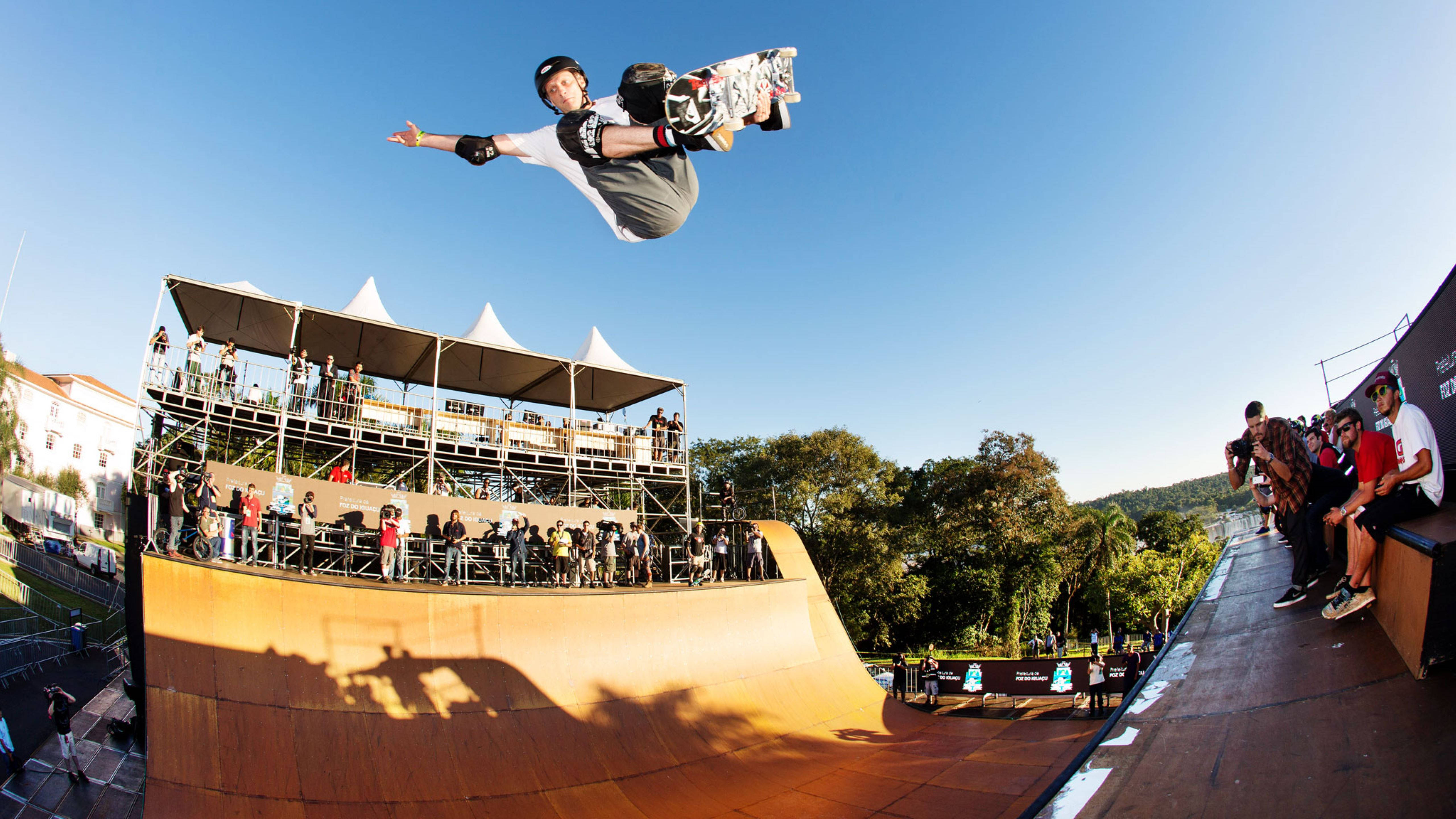 Tony Hawk, 2015 X Games, wooden ramp, 5K Desktop Wallpaper