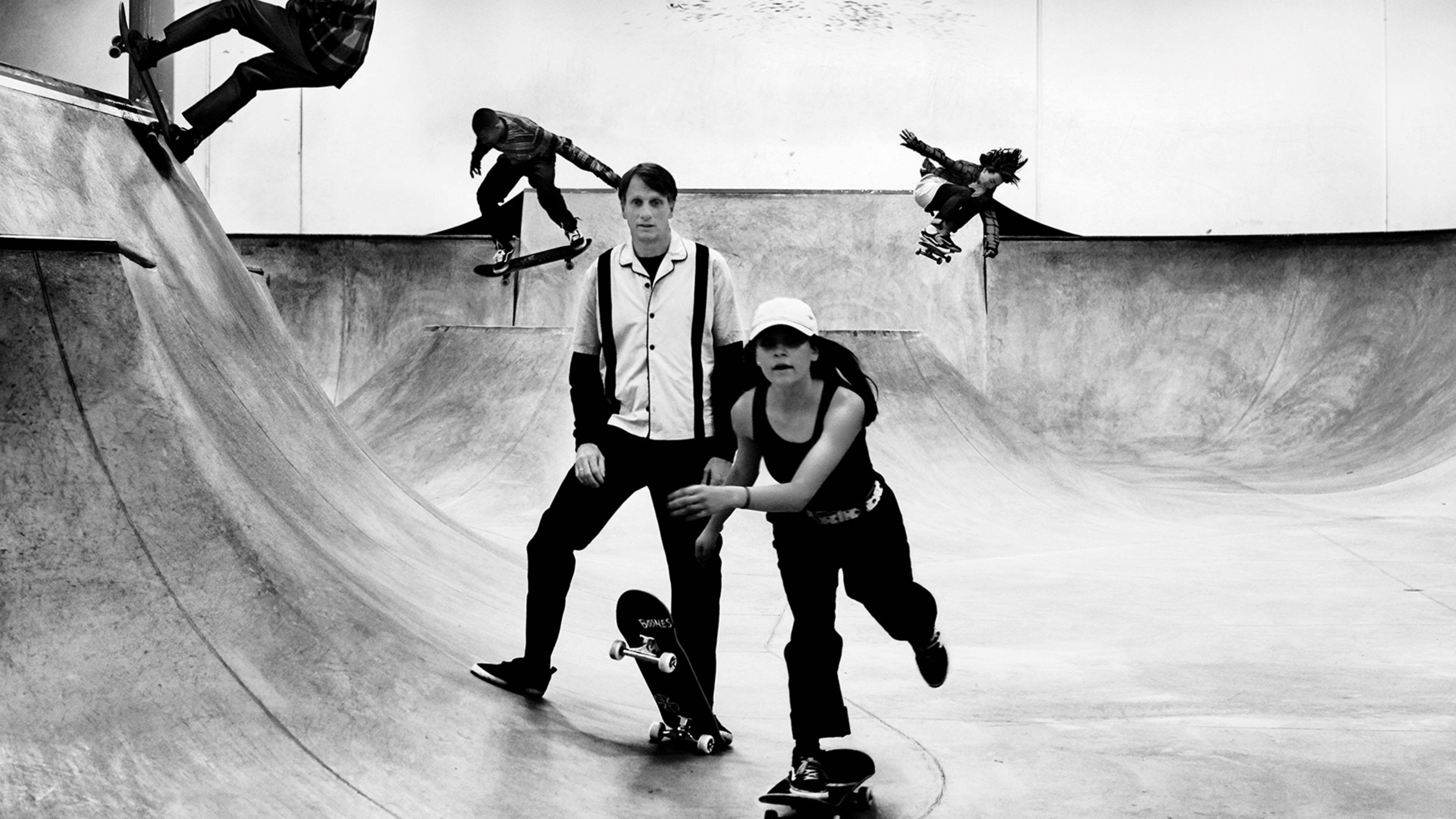 Tony Hawk, skatepark, skateboarders, 5K Desktop Wallpaper