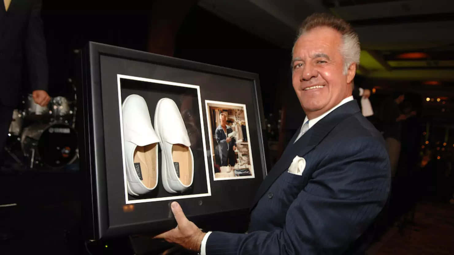 Tony Sirico, white loafers, vintage setting, HD Desktop Wallpaper