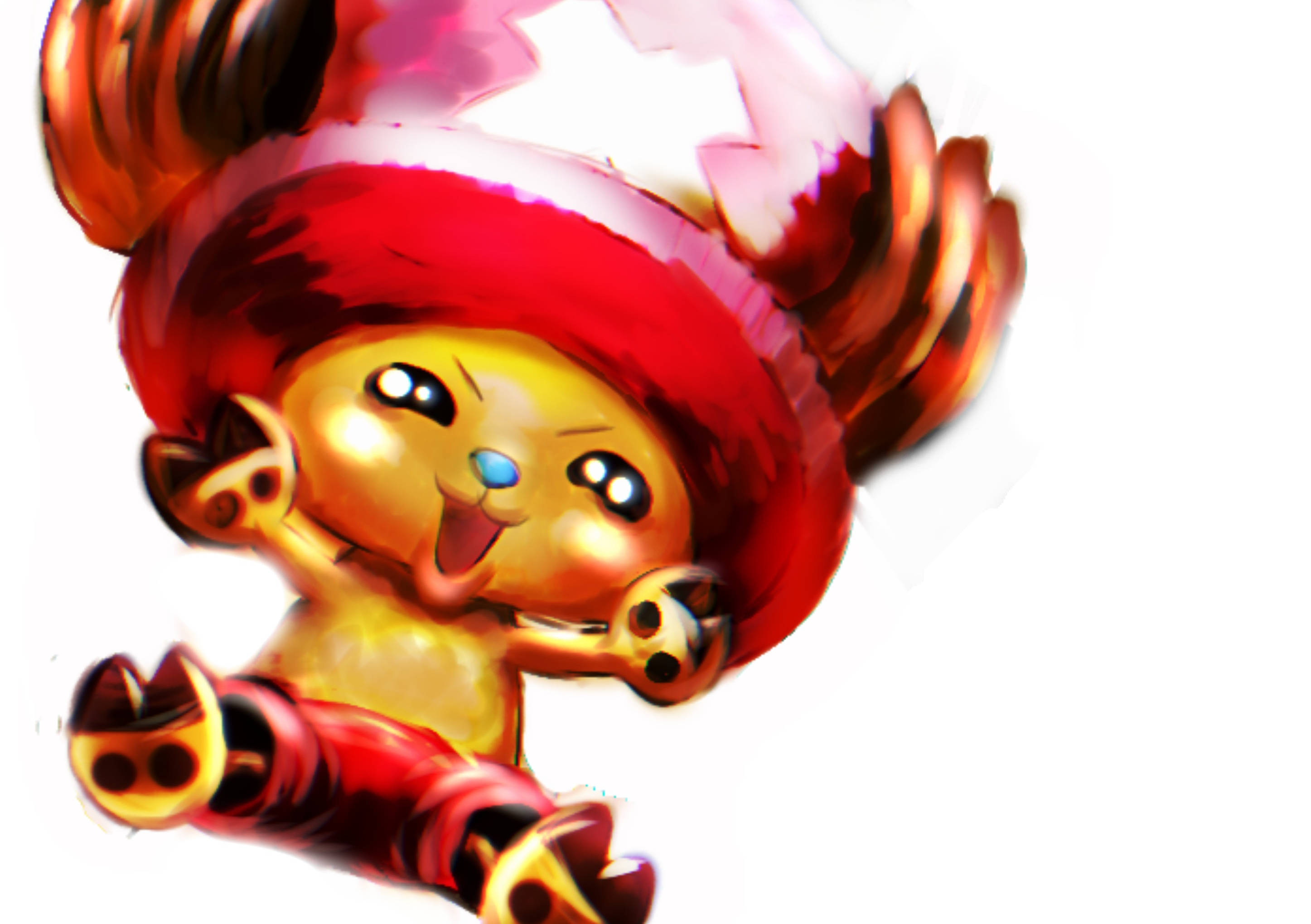 Tony Tony Chopper, anime monkey, red hat, 2K Desktop Wallpaper