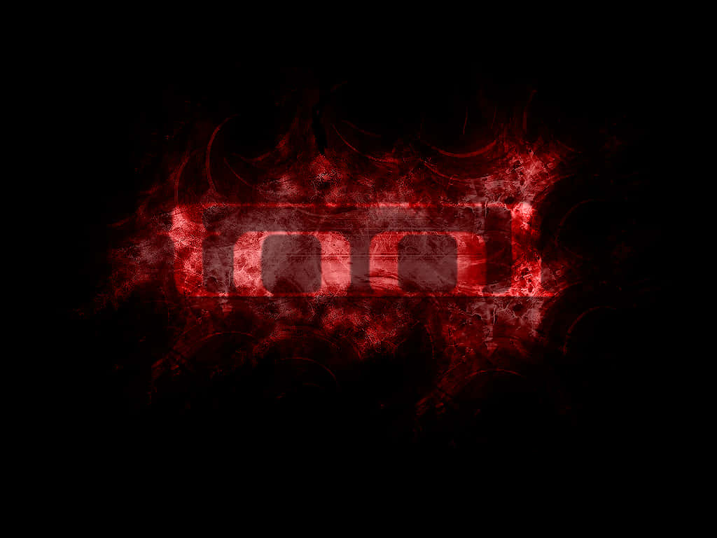 Tool Band, red logo, flames, SD Desktop Wallpaper
