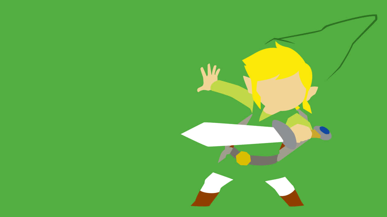 Toon Link, blonde hair, pointed ears, HD Desktop Wallpaper