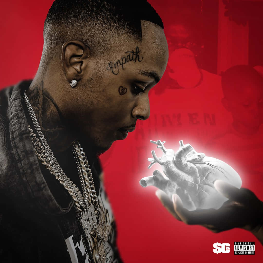 Toosii, tattoos, chains, SD Desktop Wallpaper