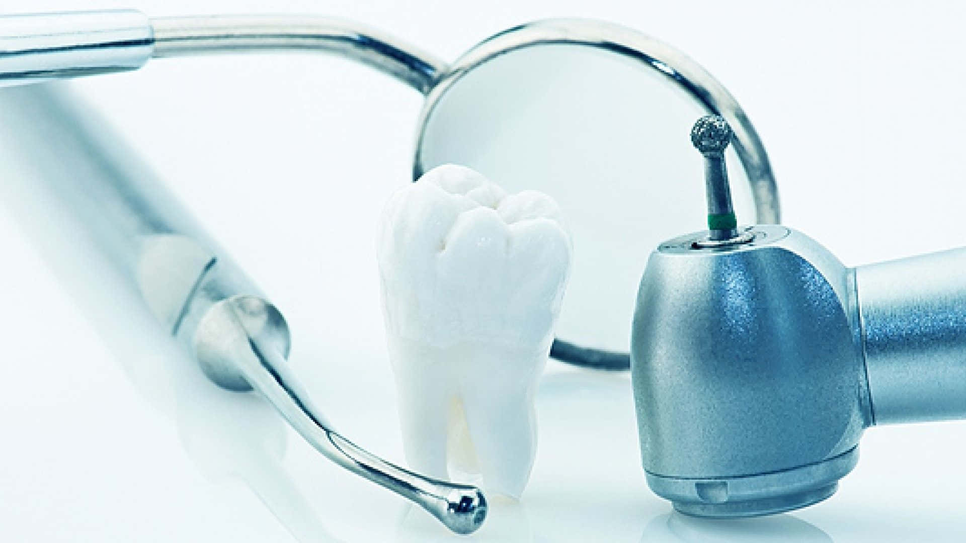Oral Tools, tooth model, stethoscope, Full HD Desktop Wallpaper