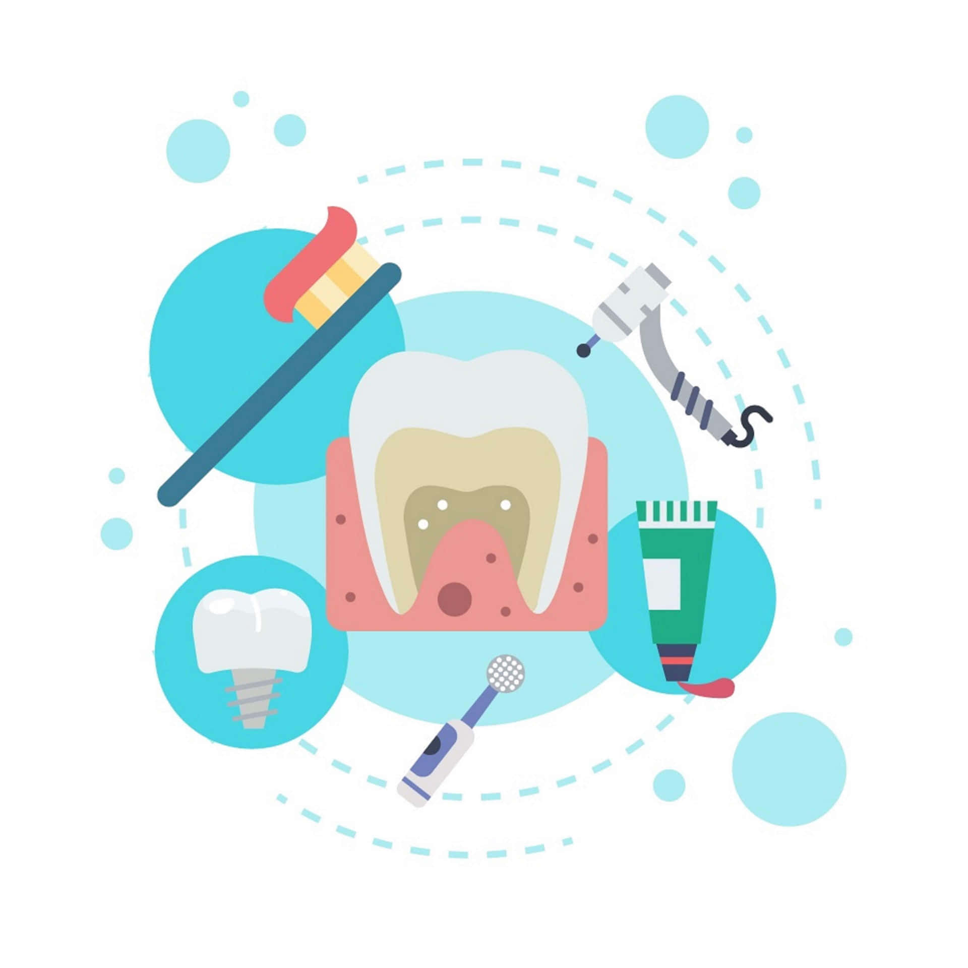 toothbrush, electric toothbrush, toothpaste, Full HD Desktop Wallpaper