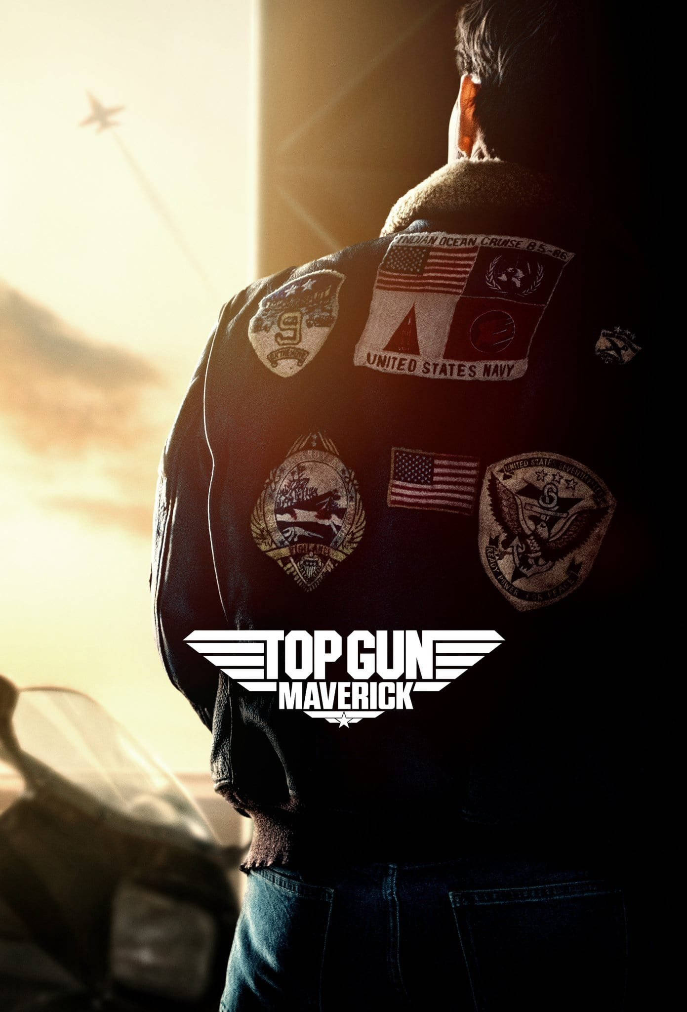 Top Gun Maverick, fighter jet, sunset, Full HD Phone Wallpaper
