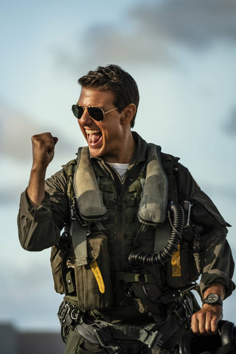 Top Gun Maverick, pilot, flight gear, SD Phone Wallpaper