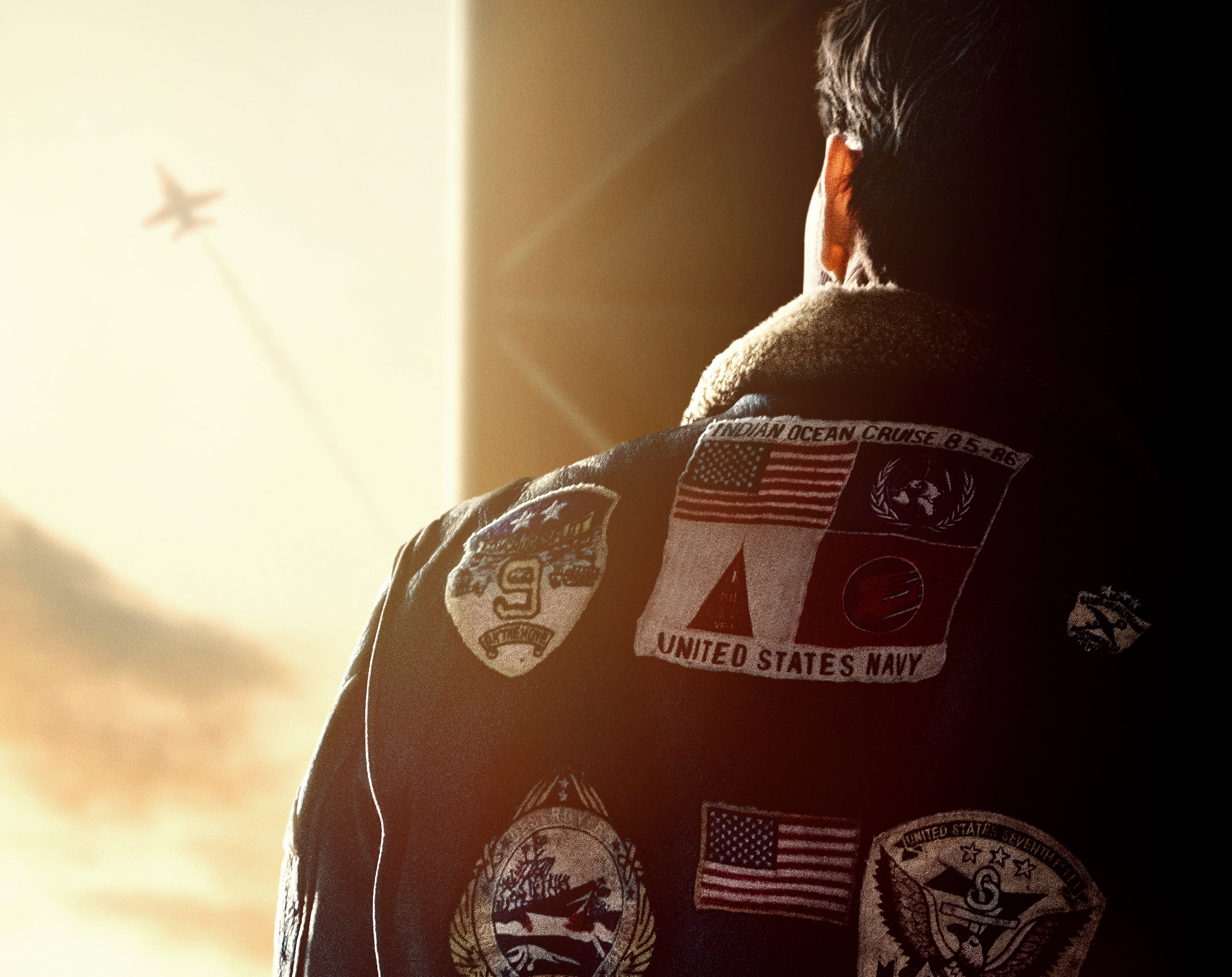 Top Gun Maverick, 2022, navy flight jacket, 4K Desktop Wallpaper