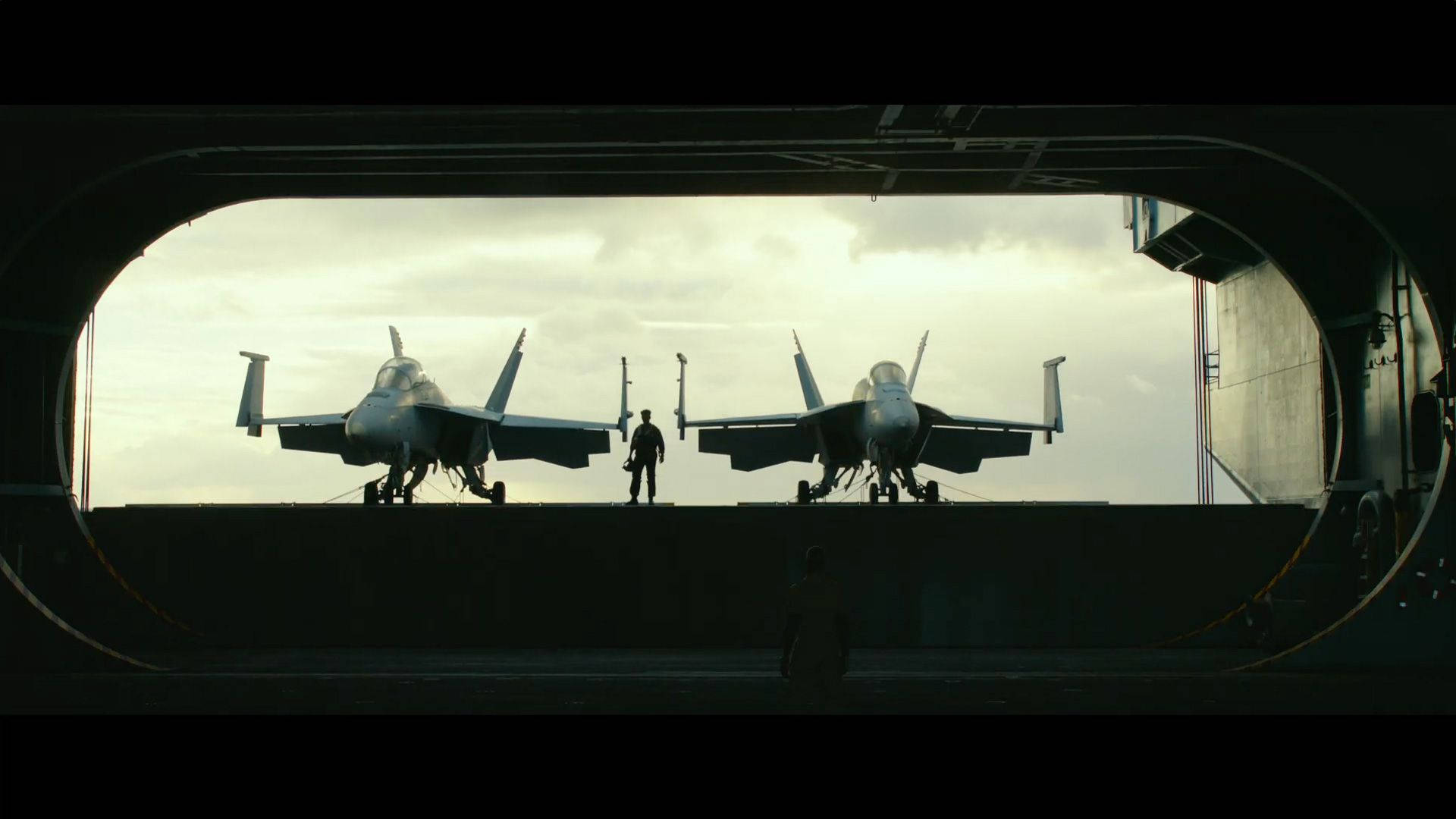 Top Gun Maverick, fighter jets, aircraft carrier deck, Full HD Desktop Wallpaper