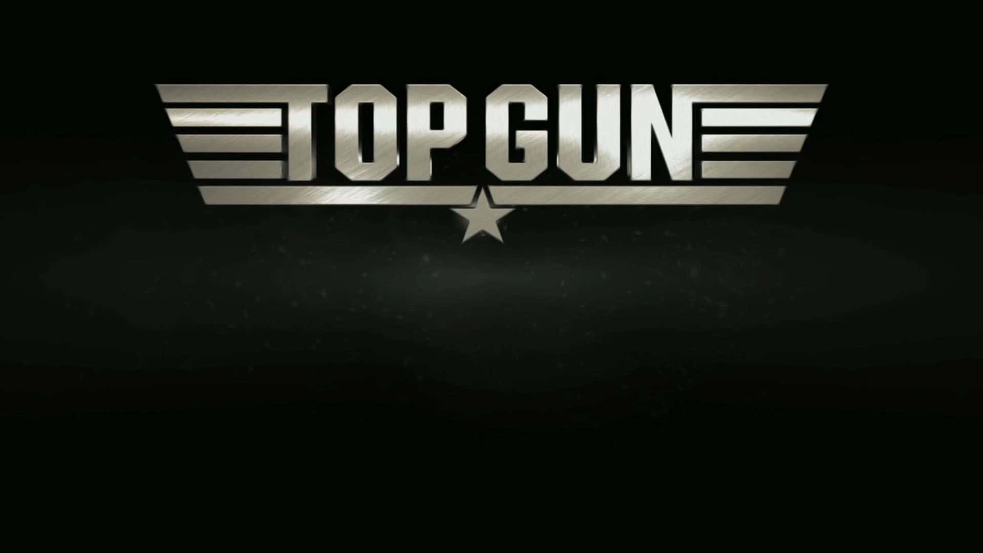Top Gun, metallic silver, dark textured background, Full HD Desktop Wallpaper