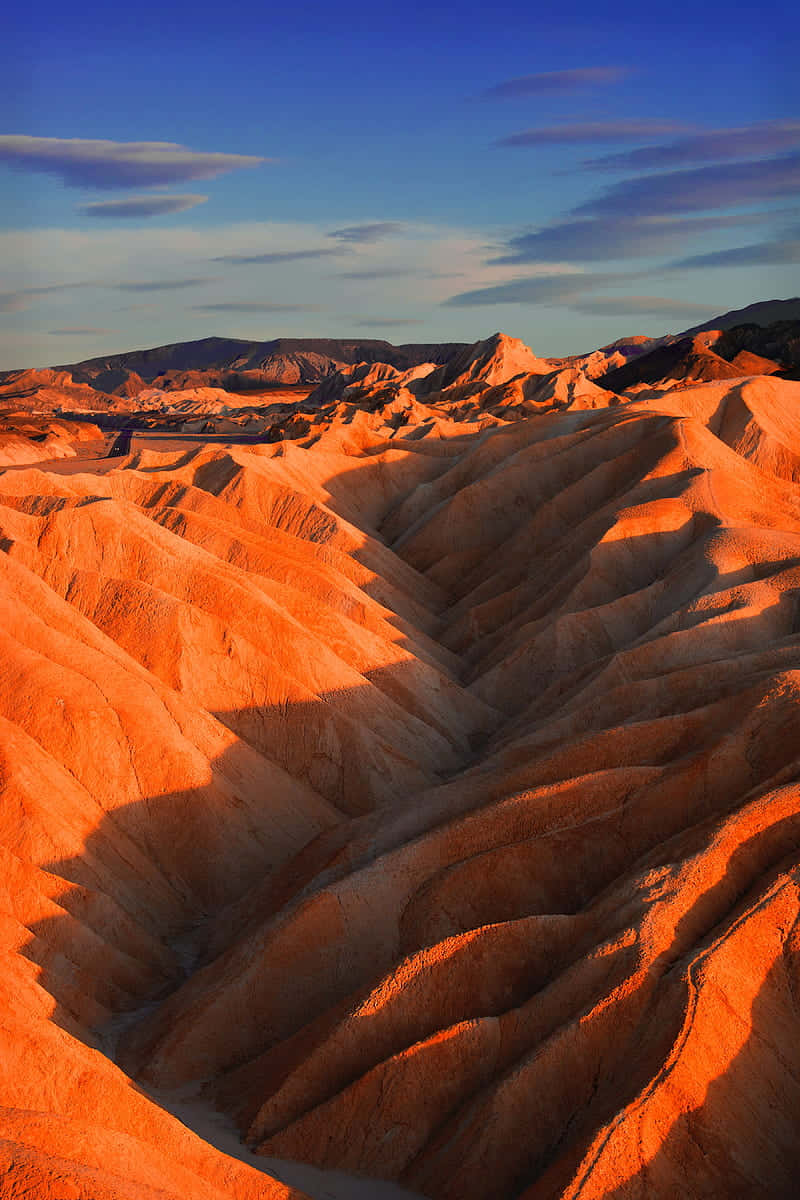 geomorphology, orange rock formations, Sunset, SD Phone Wallpaper
