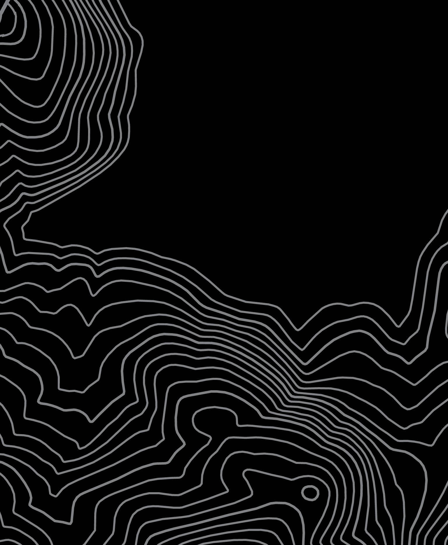 monochrome, topography map, white on black, HD Phone Wallpaper