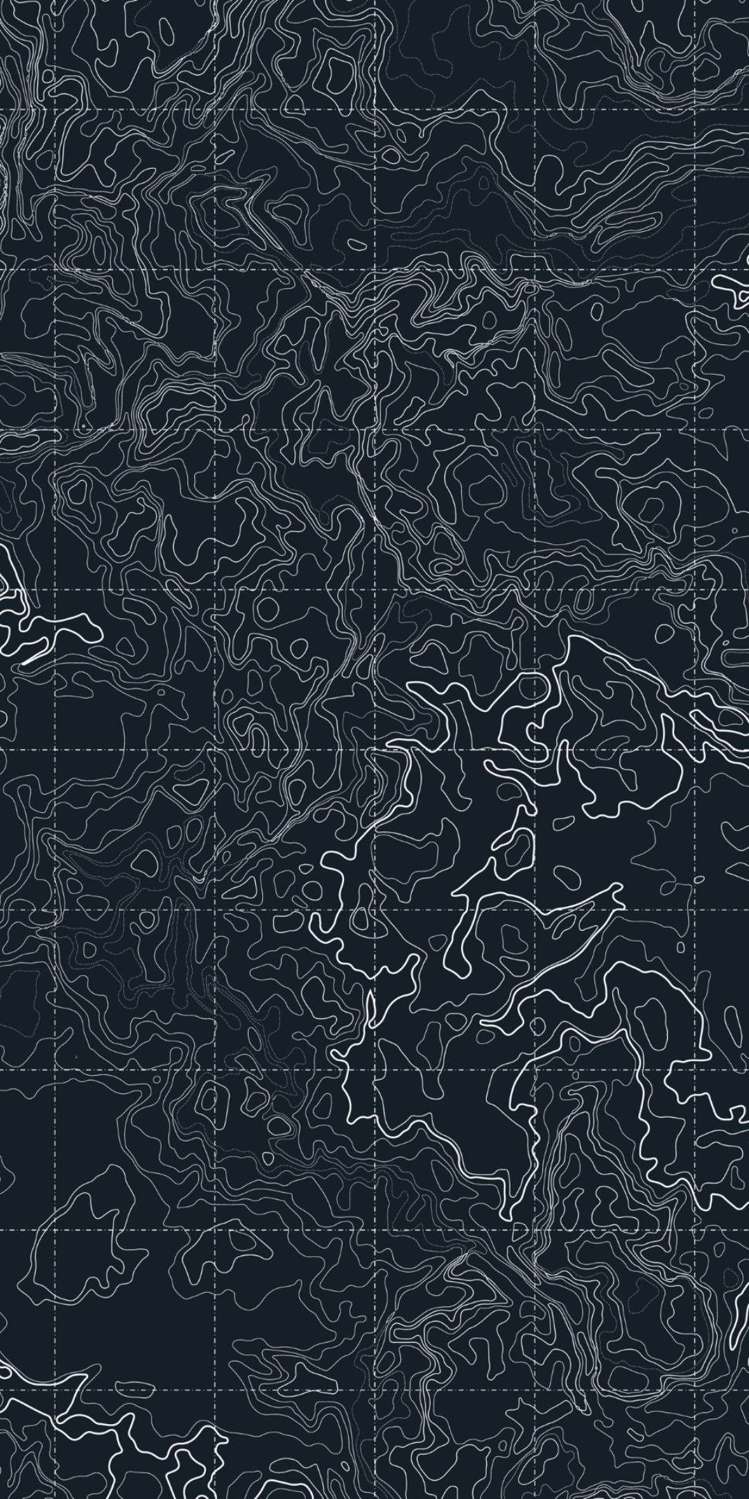 topography map contours, glowing white contour lines, grid overlay, Full HD Phone Wallpaper