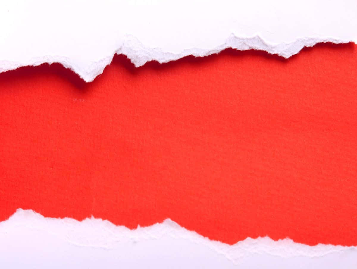 white torn apart paper, bold red paper surface, torn white paper edges, SD Desktop Wallpaper