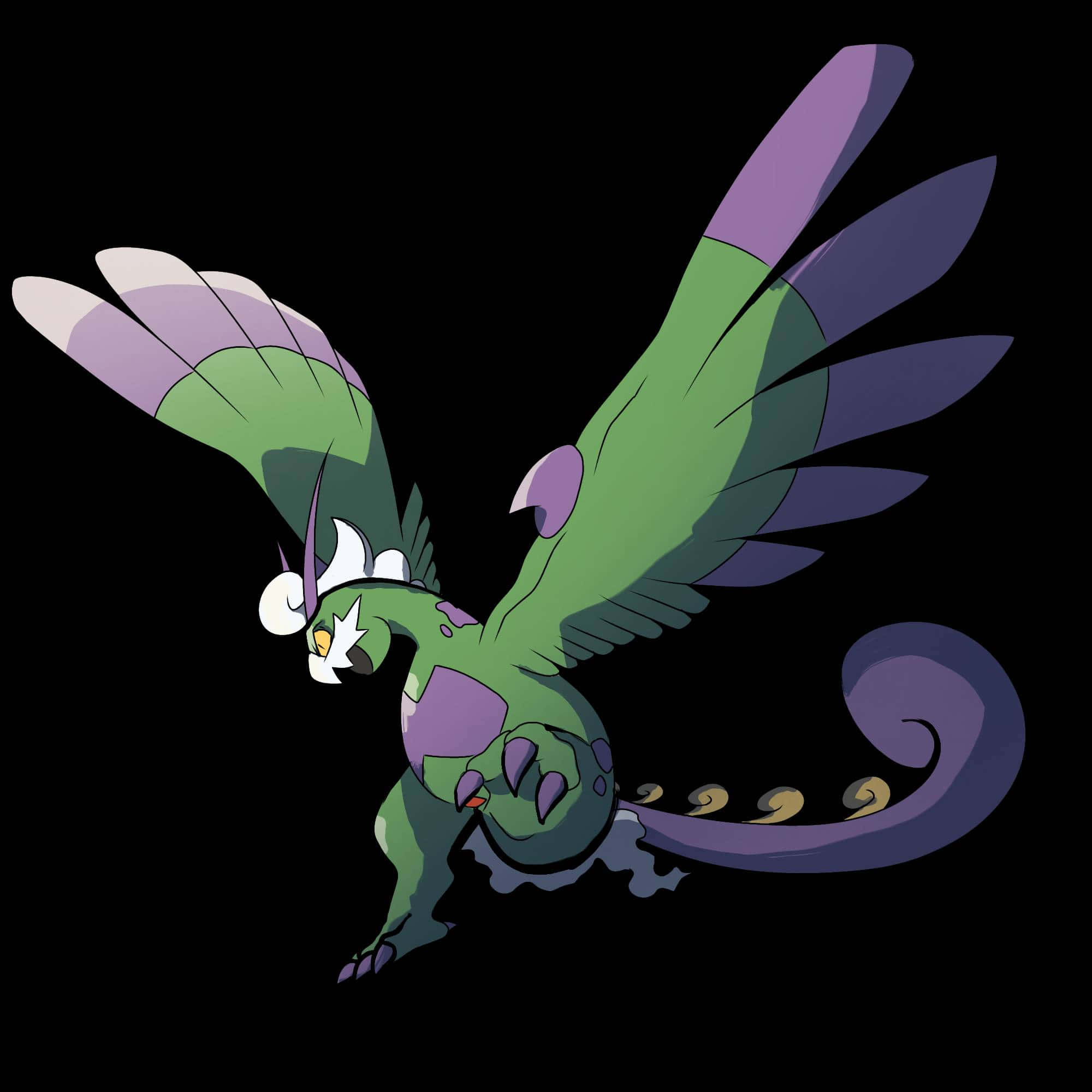 Tornadus, vibrant green, purple, Full HD Desktop Wallpaper