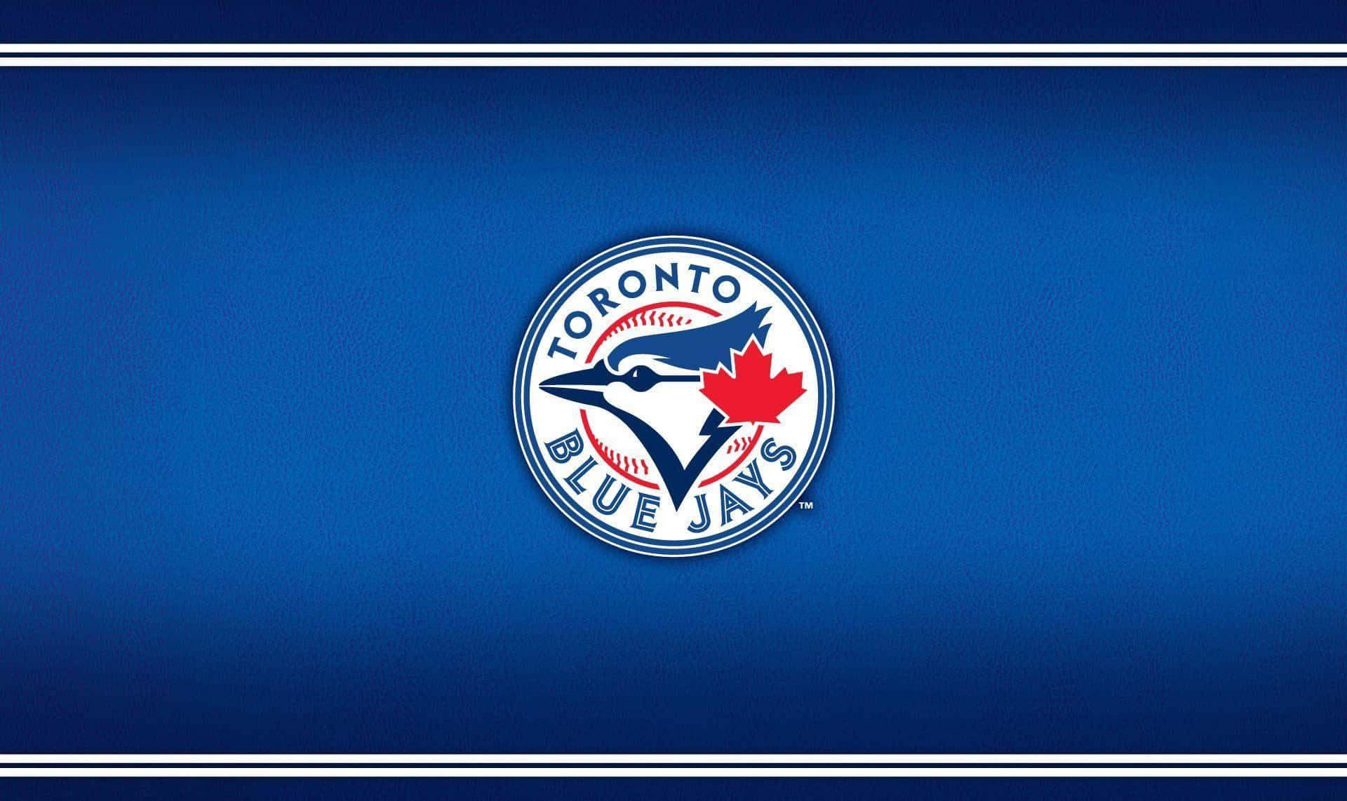 Toronto Blue Jays, Blue Jays Emblem, textured blue background, Full HD Desktop Wallpaper