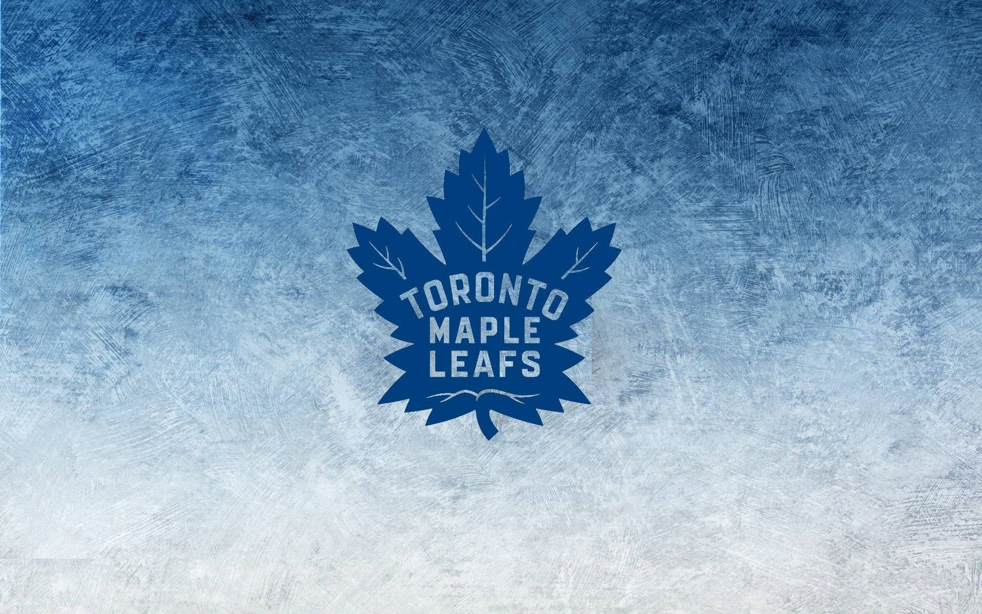 Toronto Maple Leafs, logo, icy blue, Full HD Desktop Wallpaper