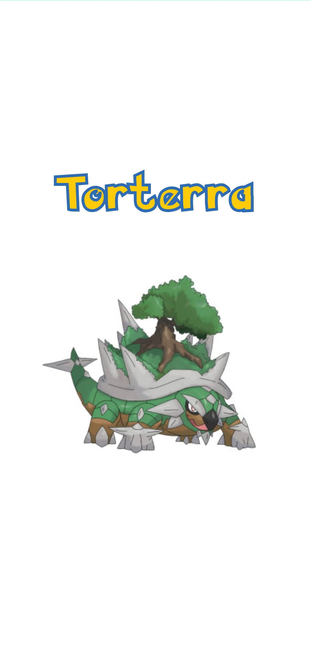 Torterra, green and gray, tree growing on its back, Full HD Phone Wallpaper