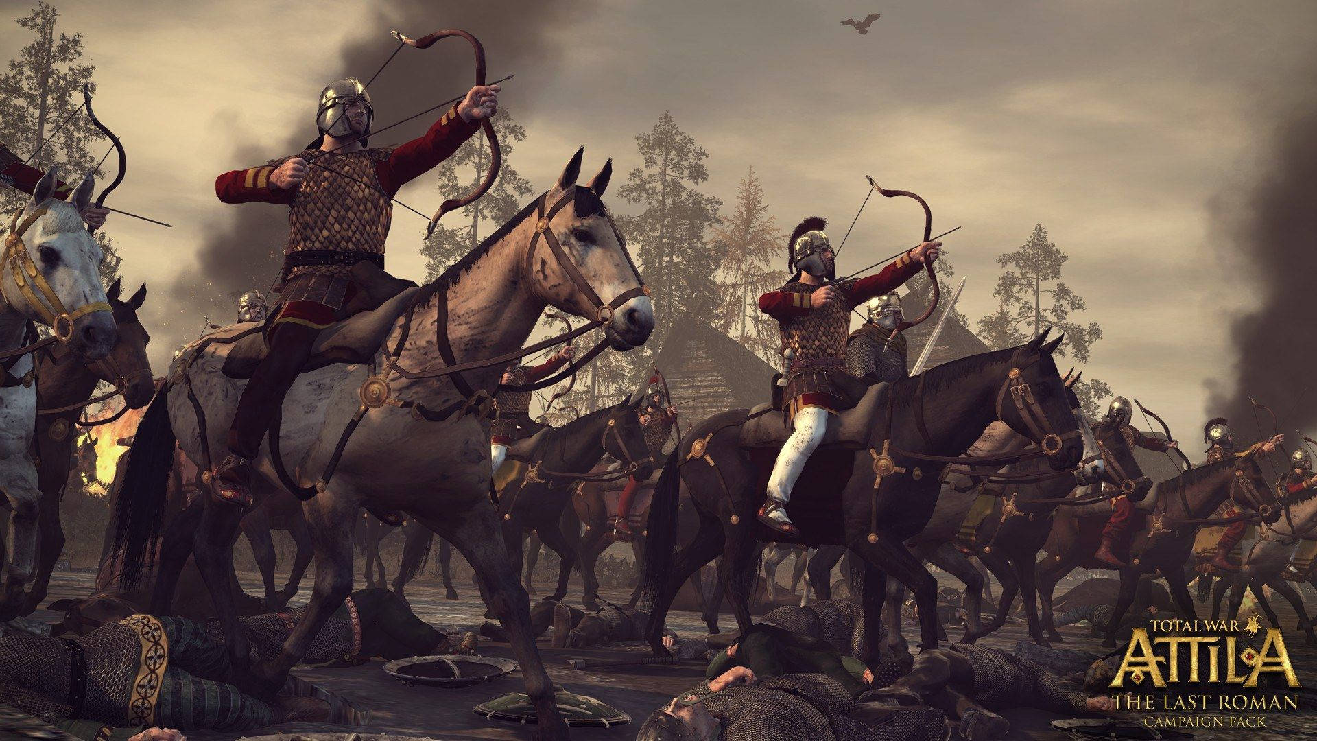 Total War Attila, mounted archers, armor, Full HD Desktop Wallpaper