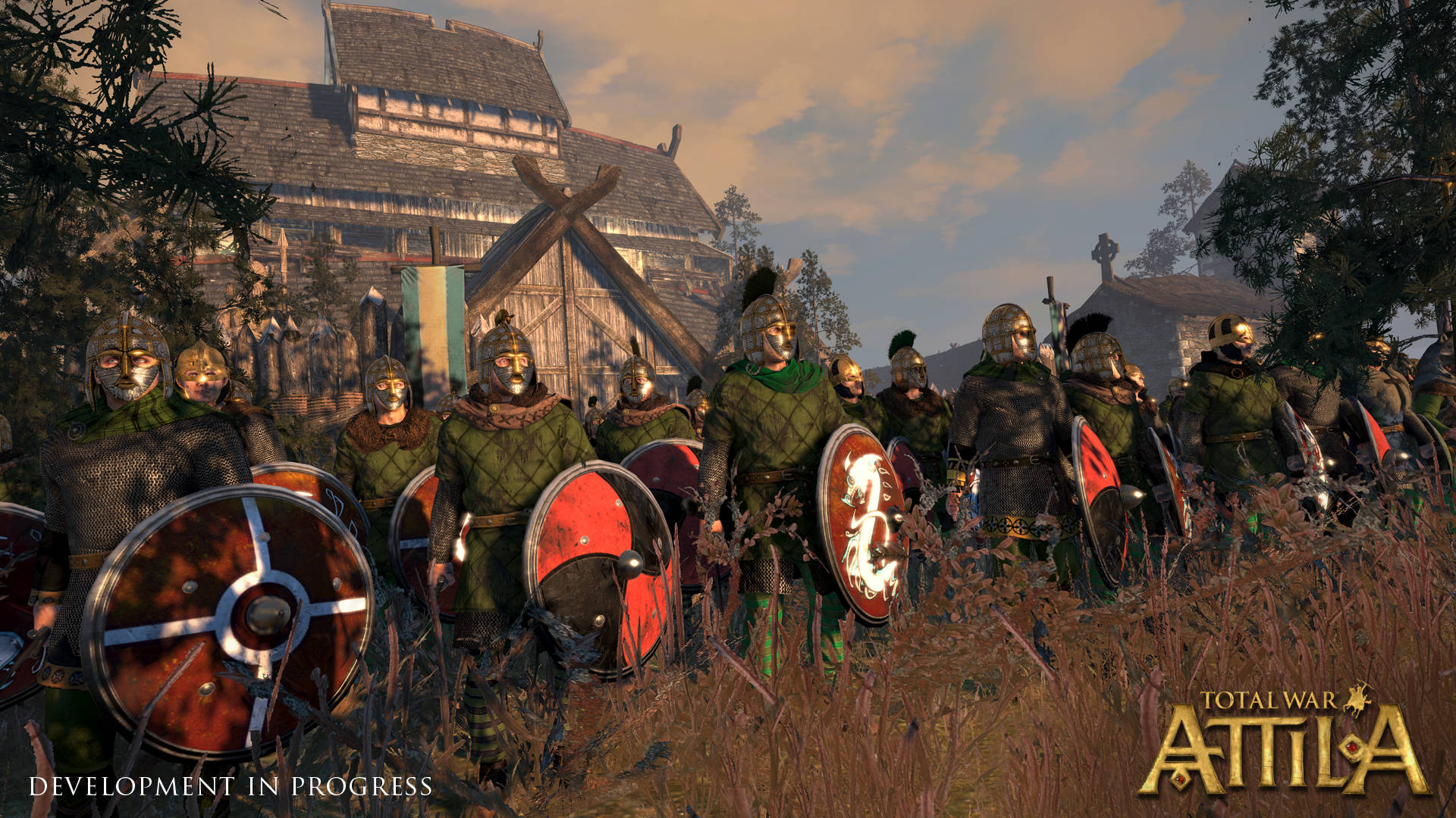 Total War Attila, gladiators, chainmail, Full HD Desktop Wallpaper