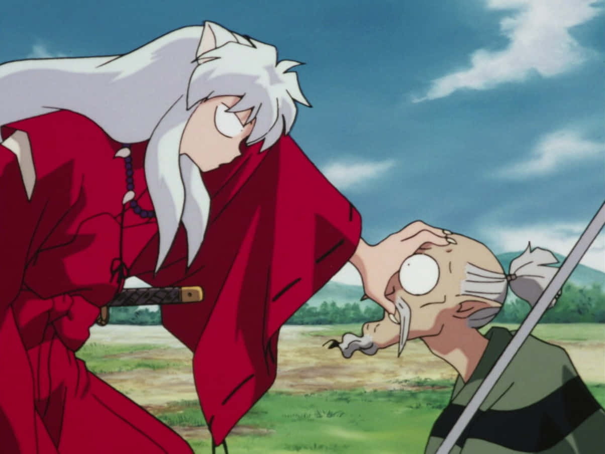 Totosai, 1204 x 904, white-haired anime warrior, SD Desktop Wallpaper