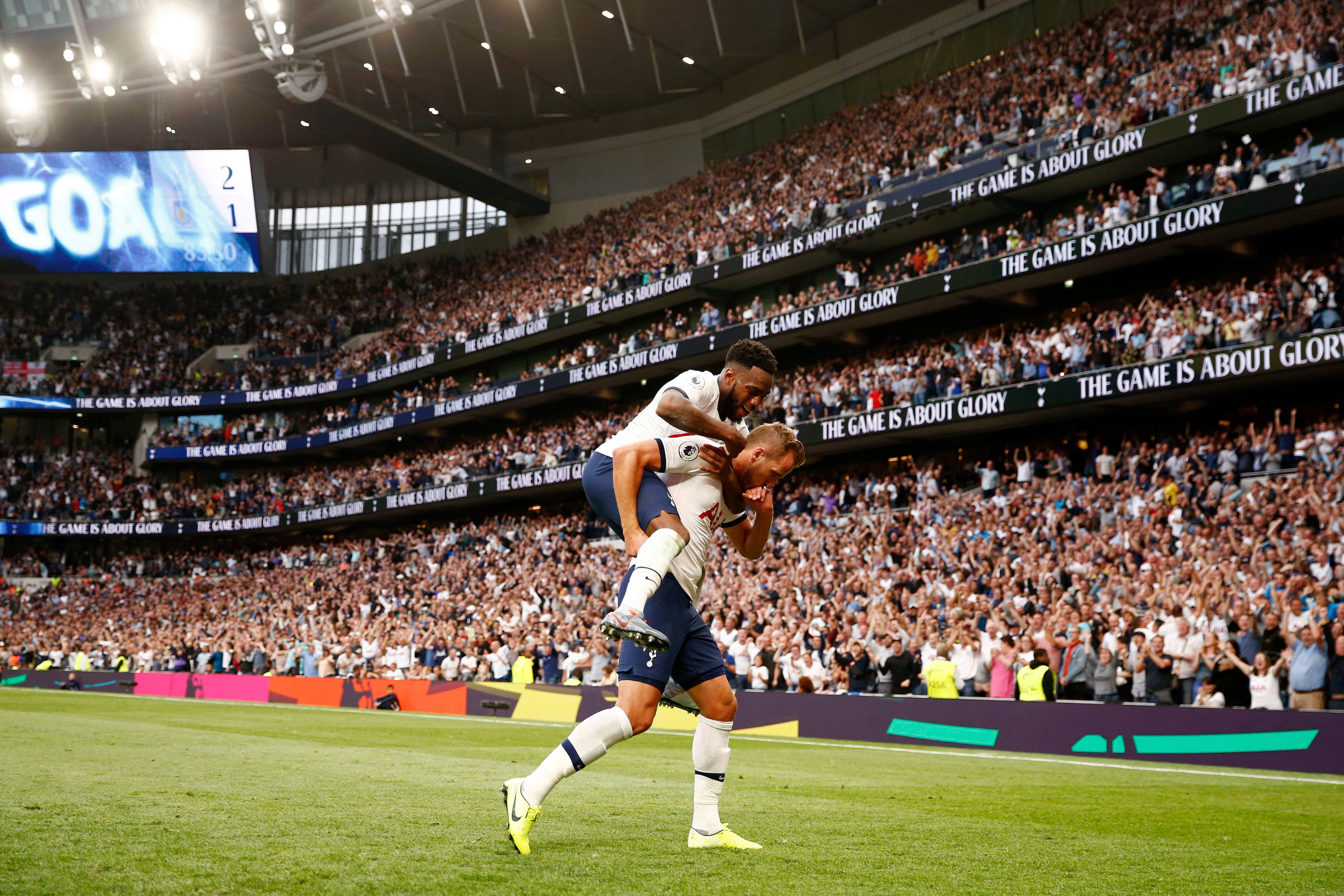 Tottenham Hotspurs FC, footballers, goal, 4K Desktop Wallpaper