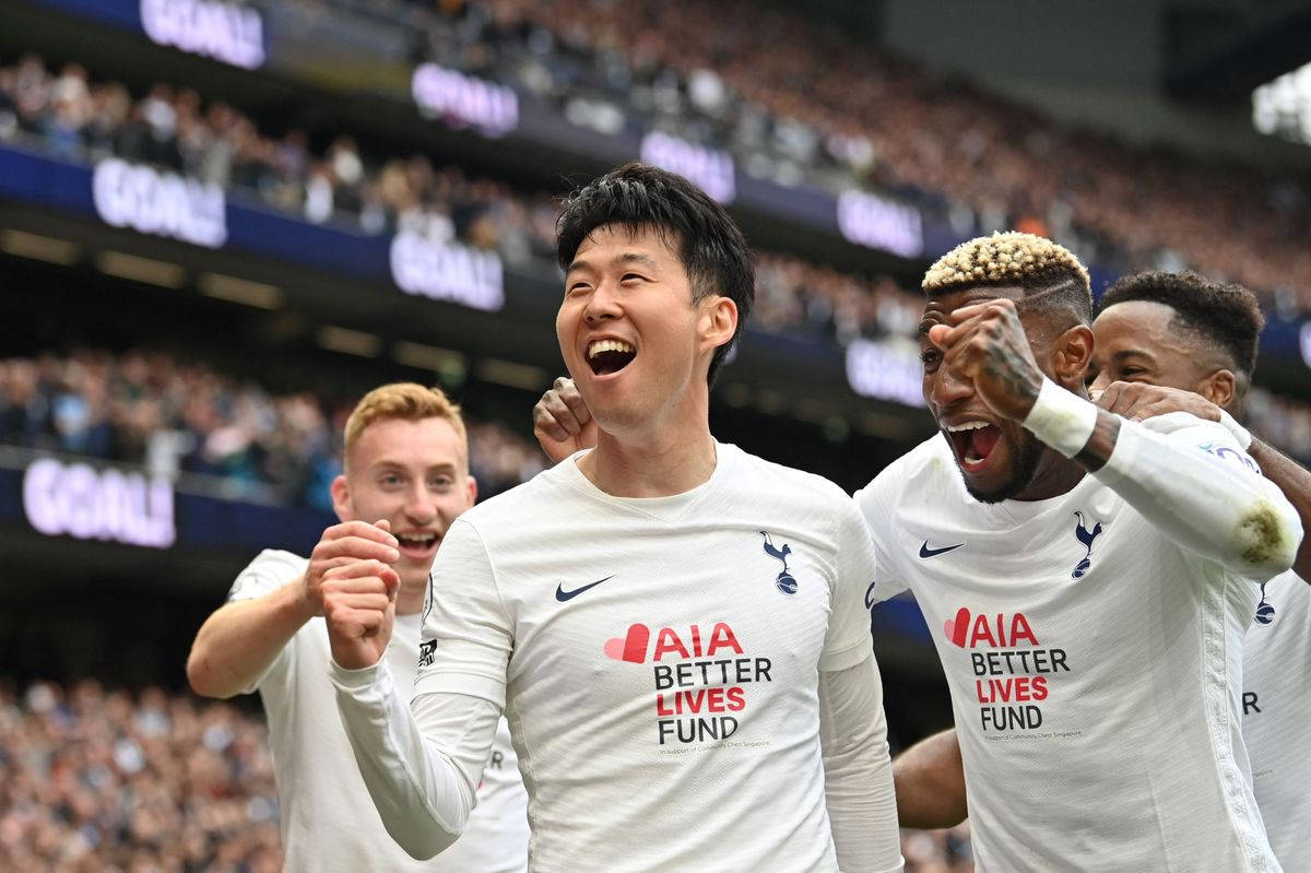 Tottenham Hotspurs FC, white, GOAL signs, SD Desktop Wallpaper