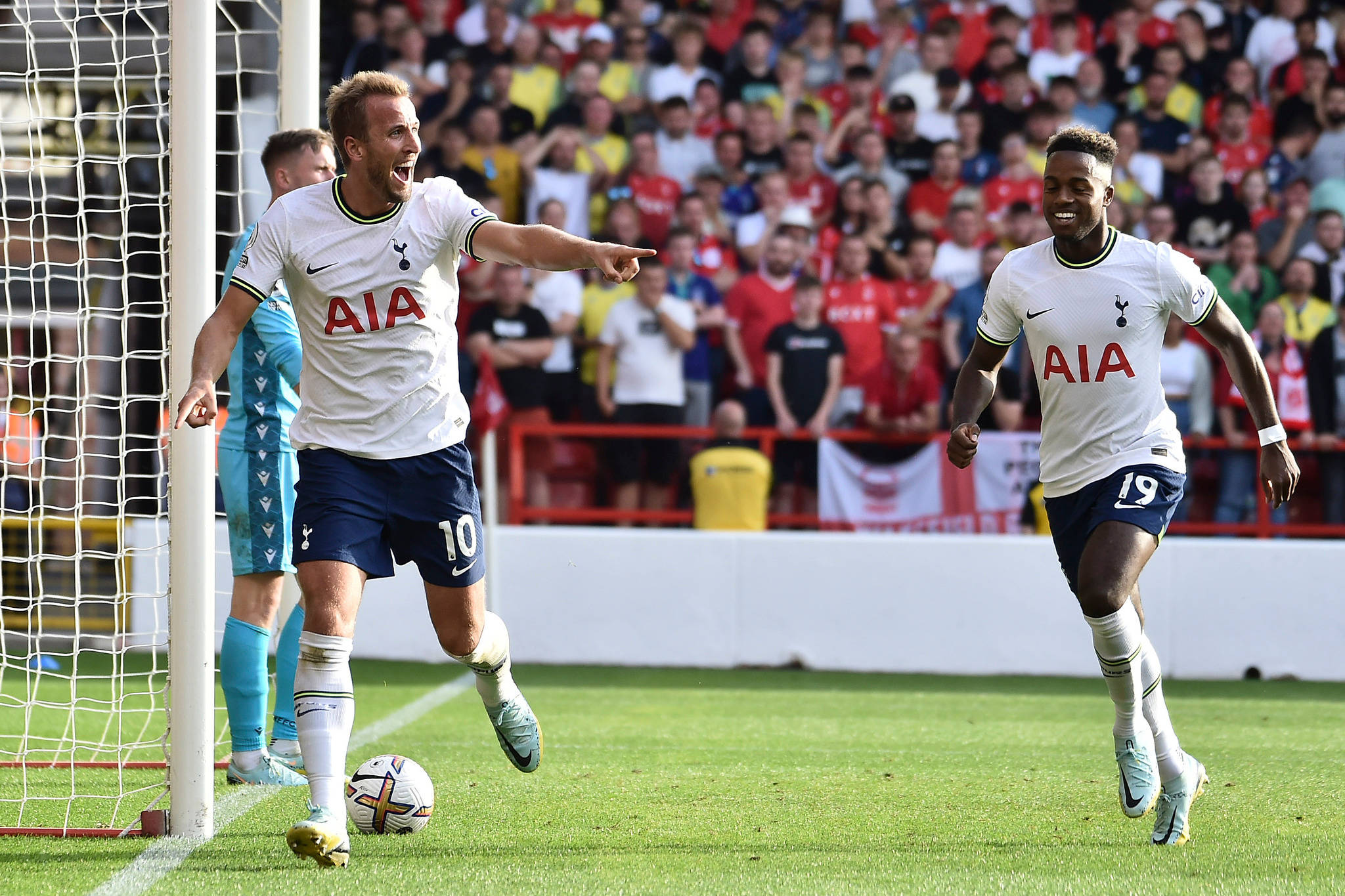 Tottenham Hotspurs FC, soccer players, goal, Full HD Desktop Wallpaper