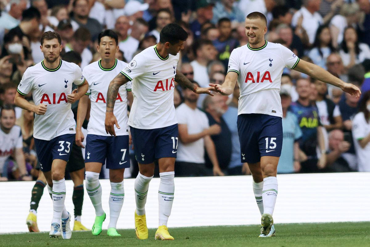 Tottenham Hotspurs FC, white, sunlit stadium pitch, SD Desktop Wallpaper