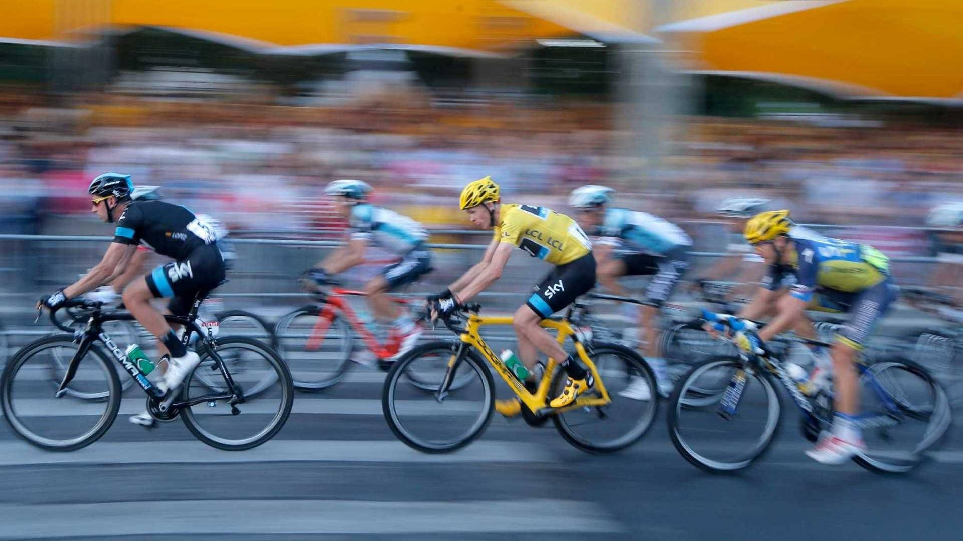 Tour de France, yellow jersey, cyclists, Full HD Desktop Wallpaper