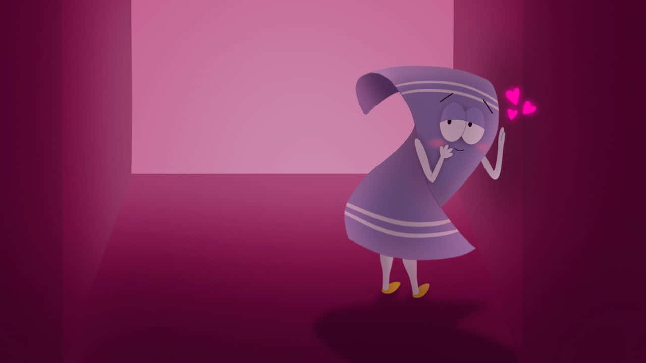 Towelie, purple number two character, dress, HD Desktop Wallpaper