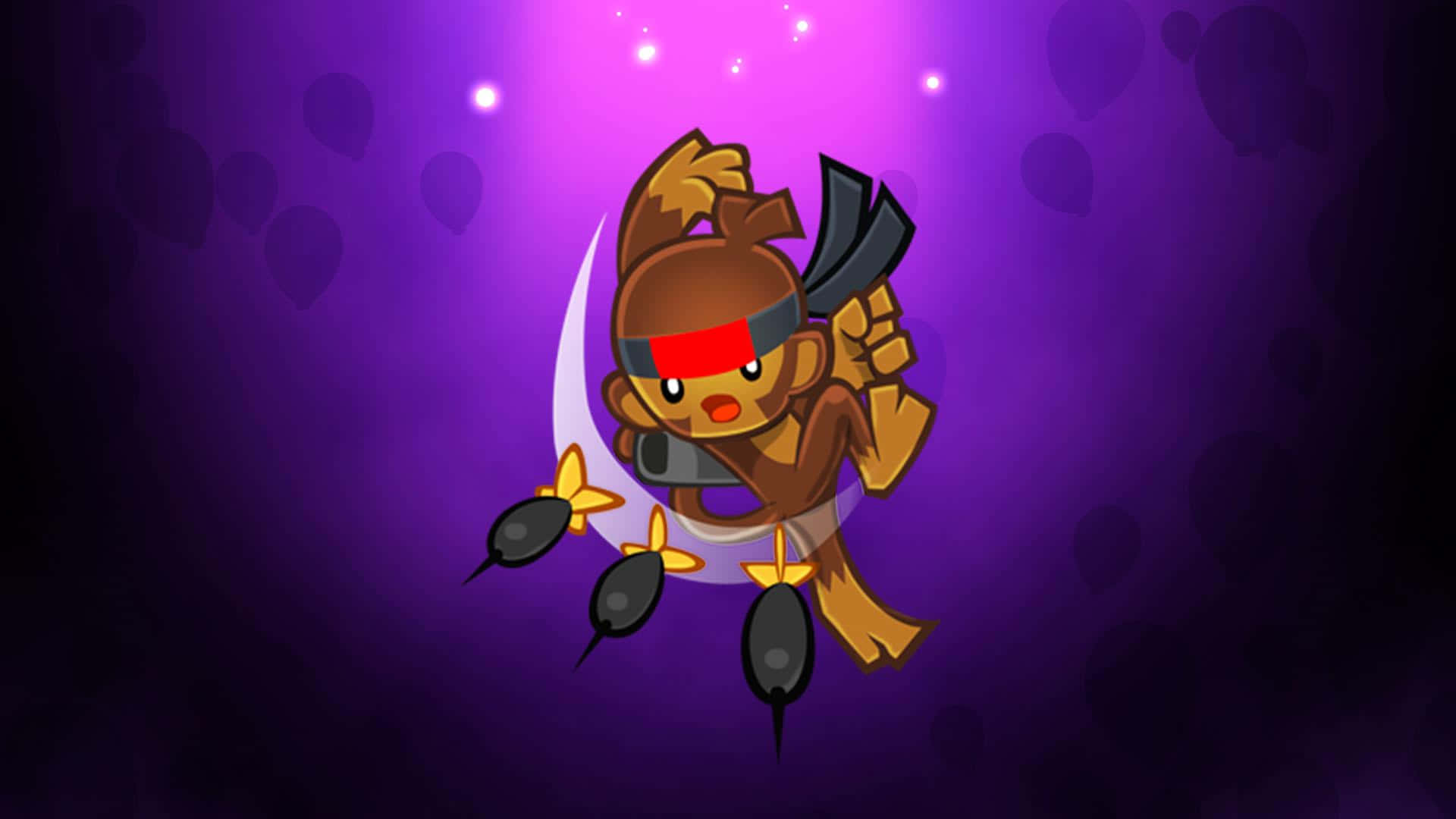 Tower Defence, 1920 x 1080, cartoon monkey ninja, Full HD Desktop Wallpaper