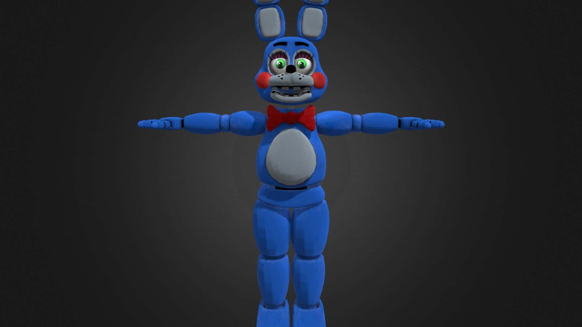 Toy Bonnie, blue, green eyes, Full HD Desktop Wallpaper