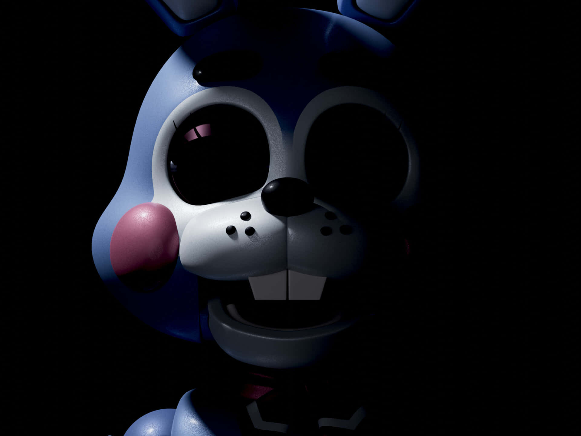 Toy Bonnie, blue, glowing eyes, Full HD Desktop Wallpaper