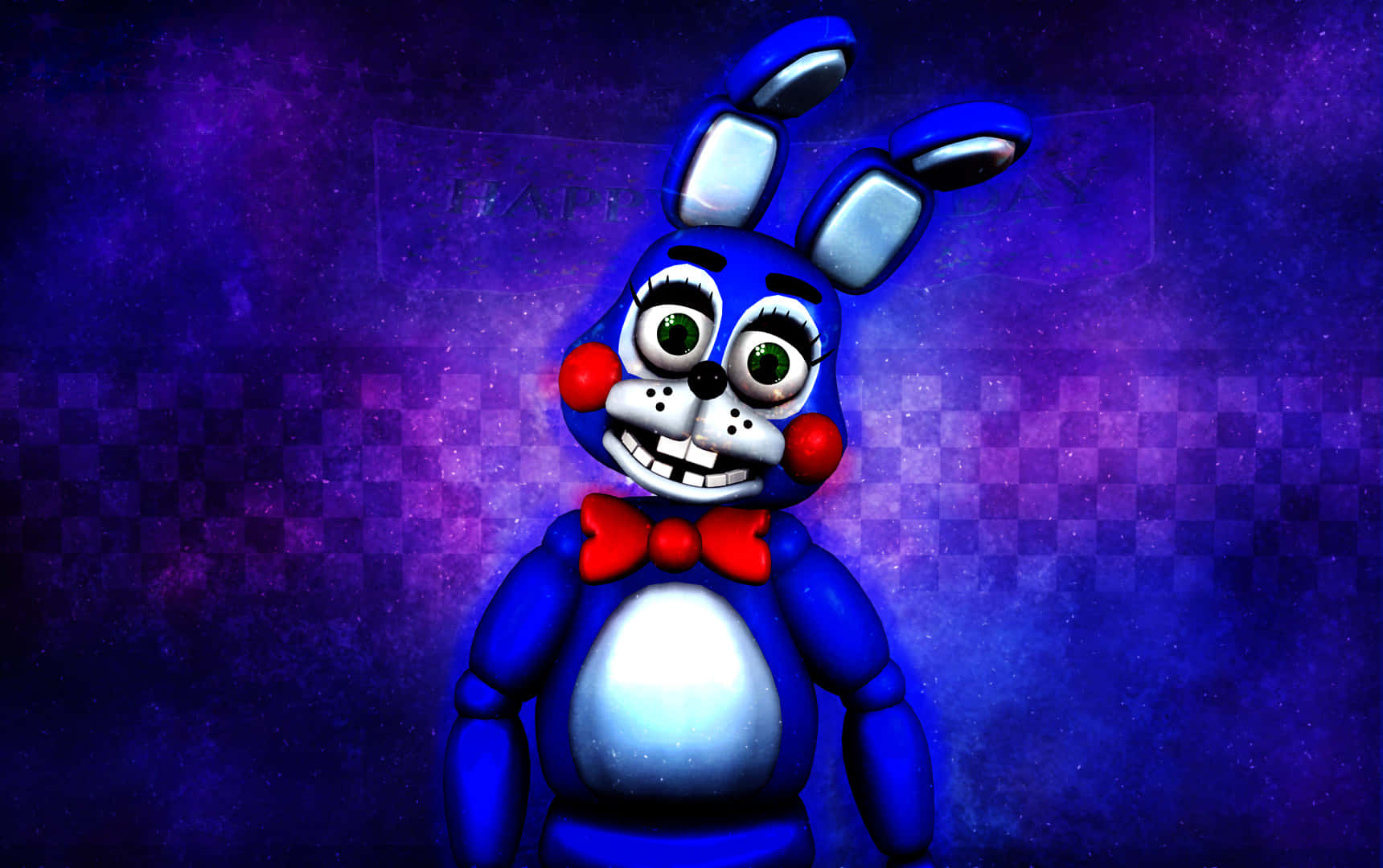 Toy Bonnie, five nights at freddy's, blue animatronic rabbit, HD Desktop Wallpaper