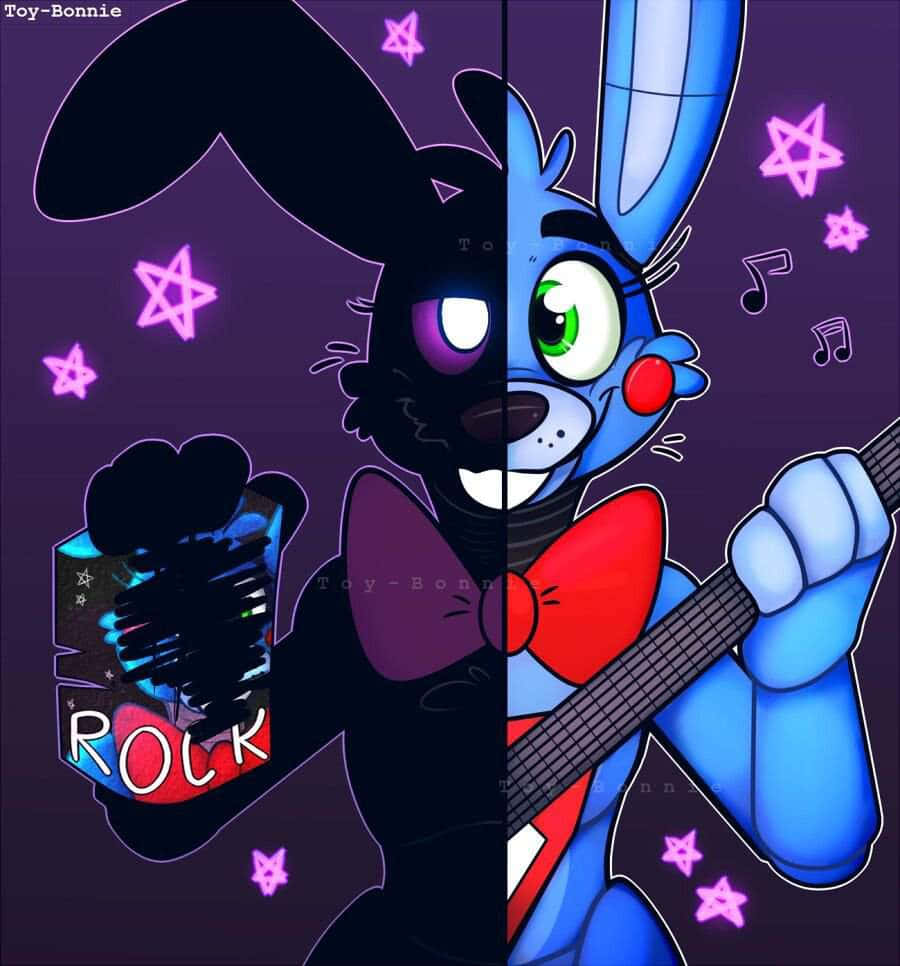 Toy Bonnie, rabbit, anime, SD Phone Wallpaper