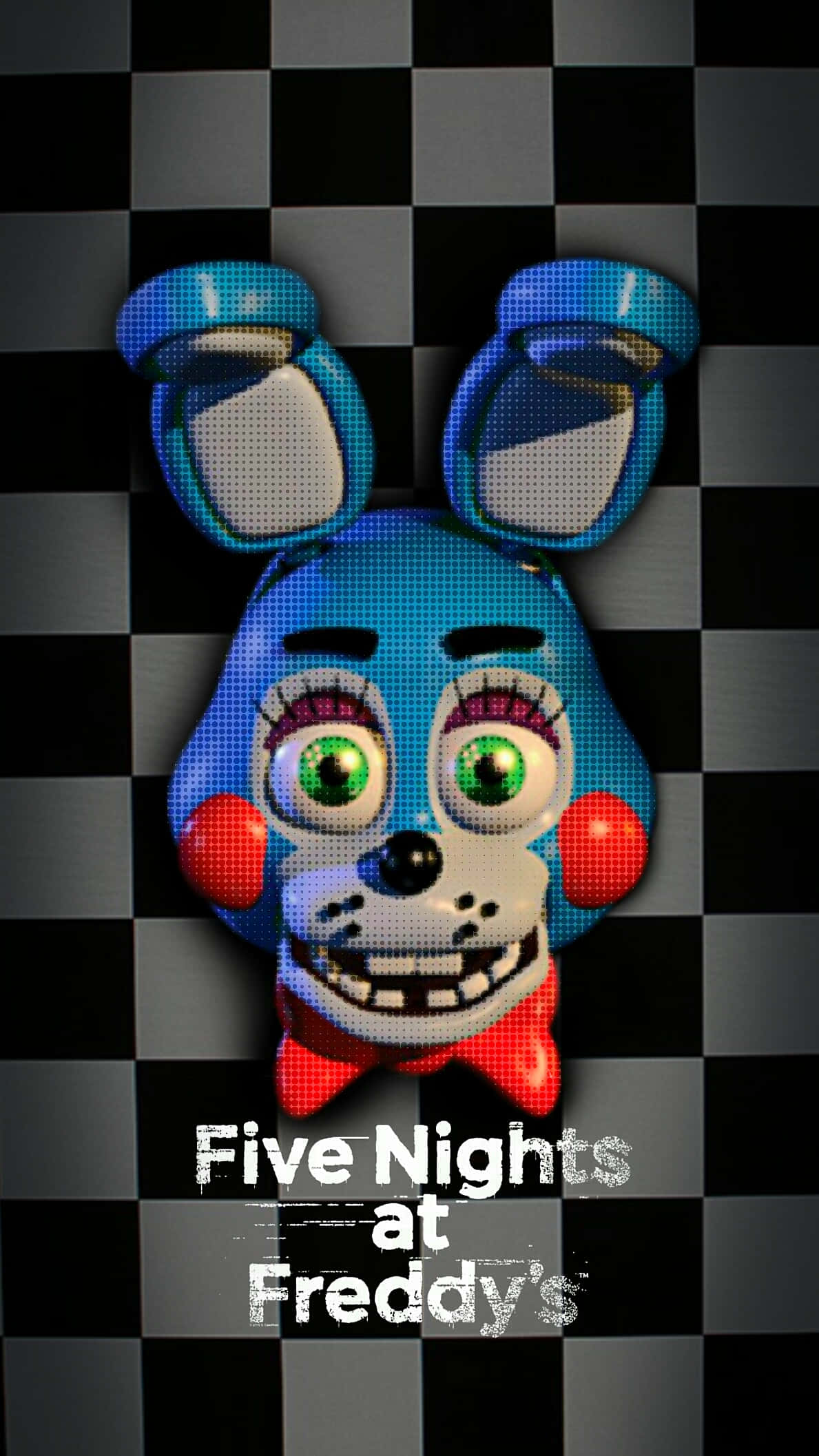 Toy Bonnie, five nights at freddy's, blue animatronic rabbit, Full HD Phone Wallpaper