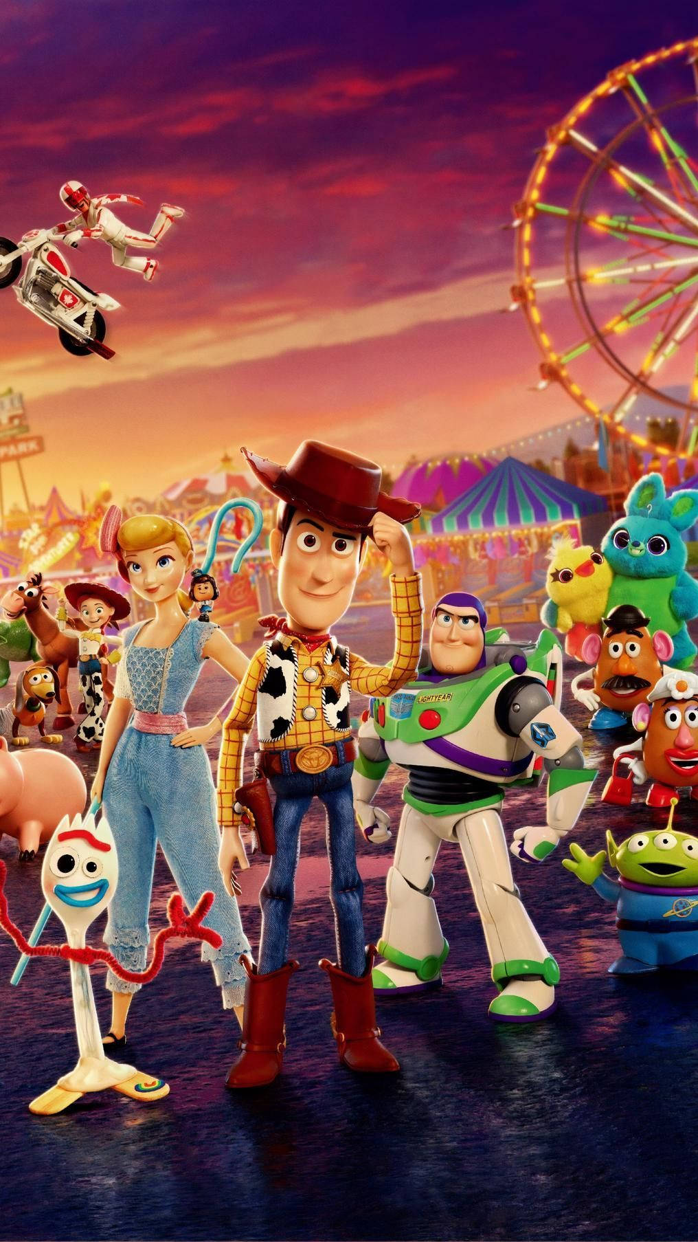 Toy Story, carnival, Ferris wheel, HD Phone Wallpaper