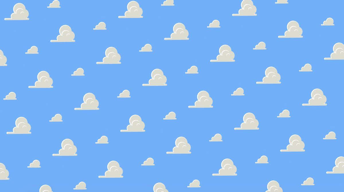 Toy Story, cloud, bright blue sky, SD Desktop Wallpaper