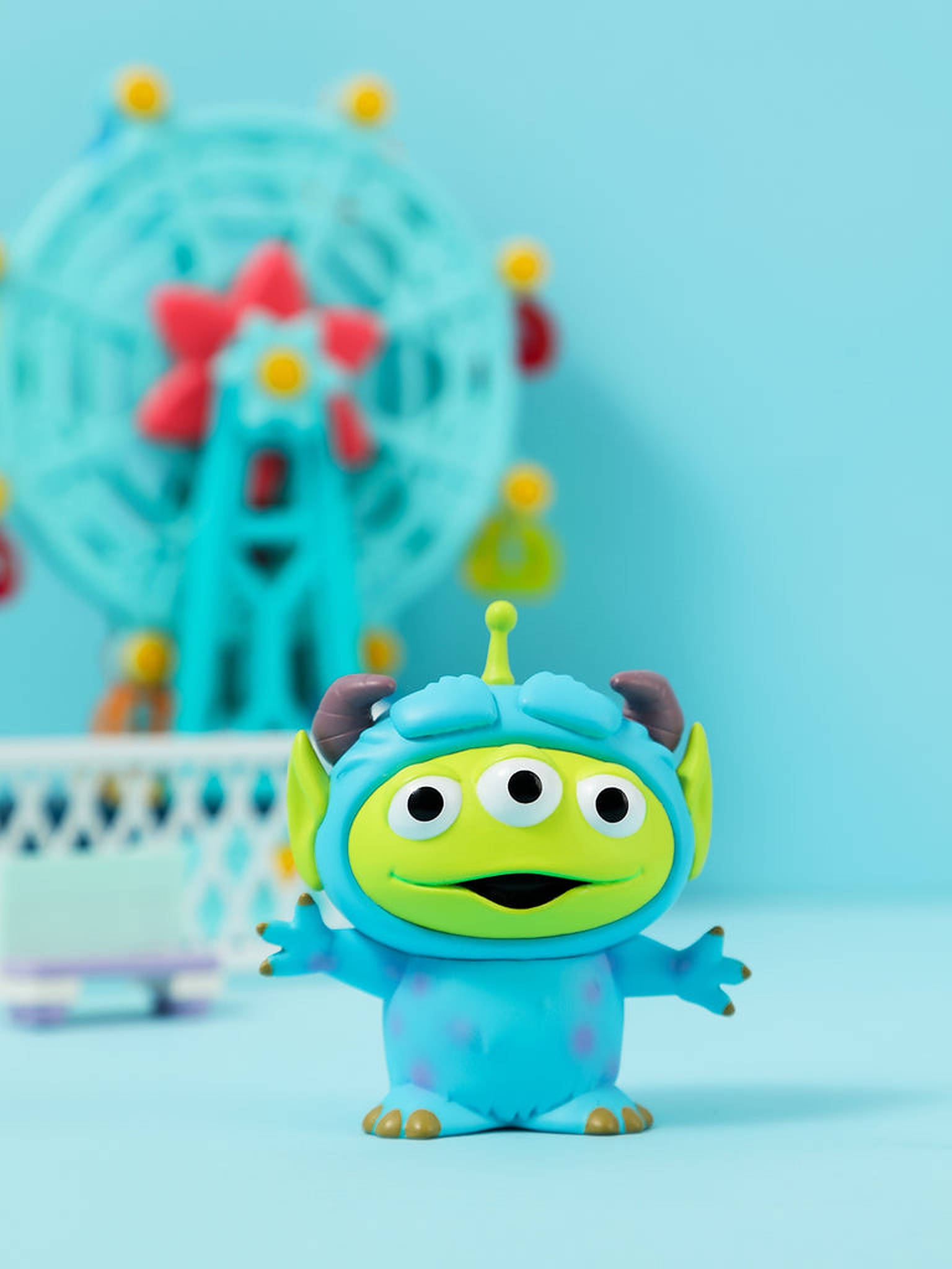 Toy Story Alien, three eyes, horns, Full HD Phone Wallpaper