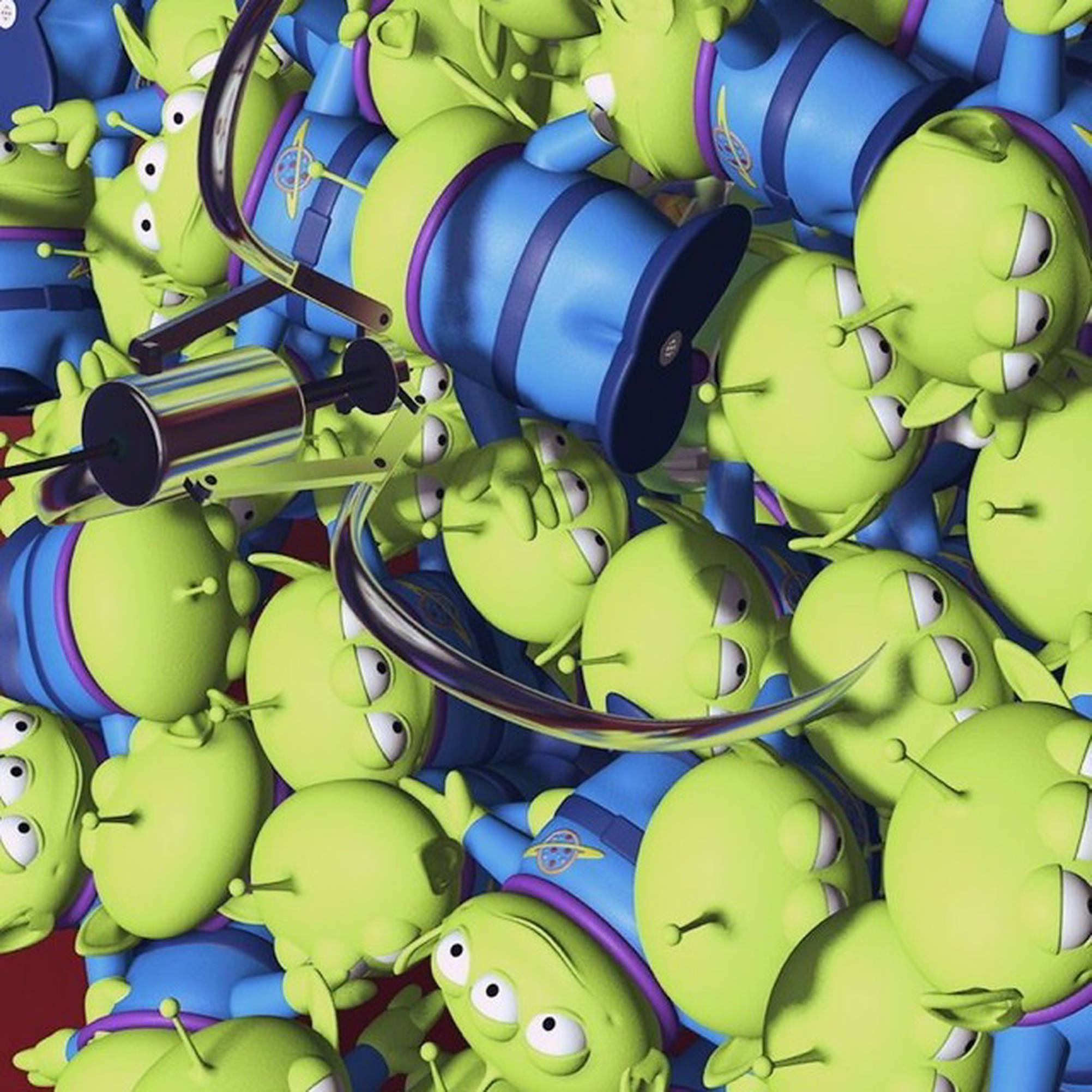 Toy Story, green alien, three-eyed aliens, Full HD Desktop Wallpaper