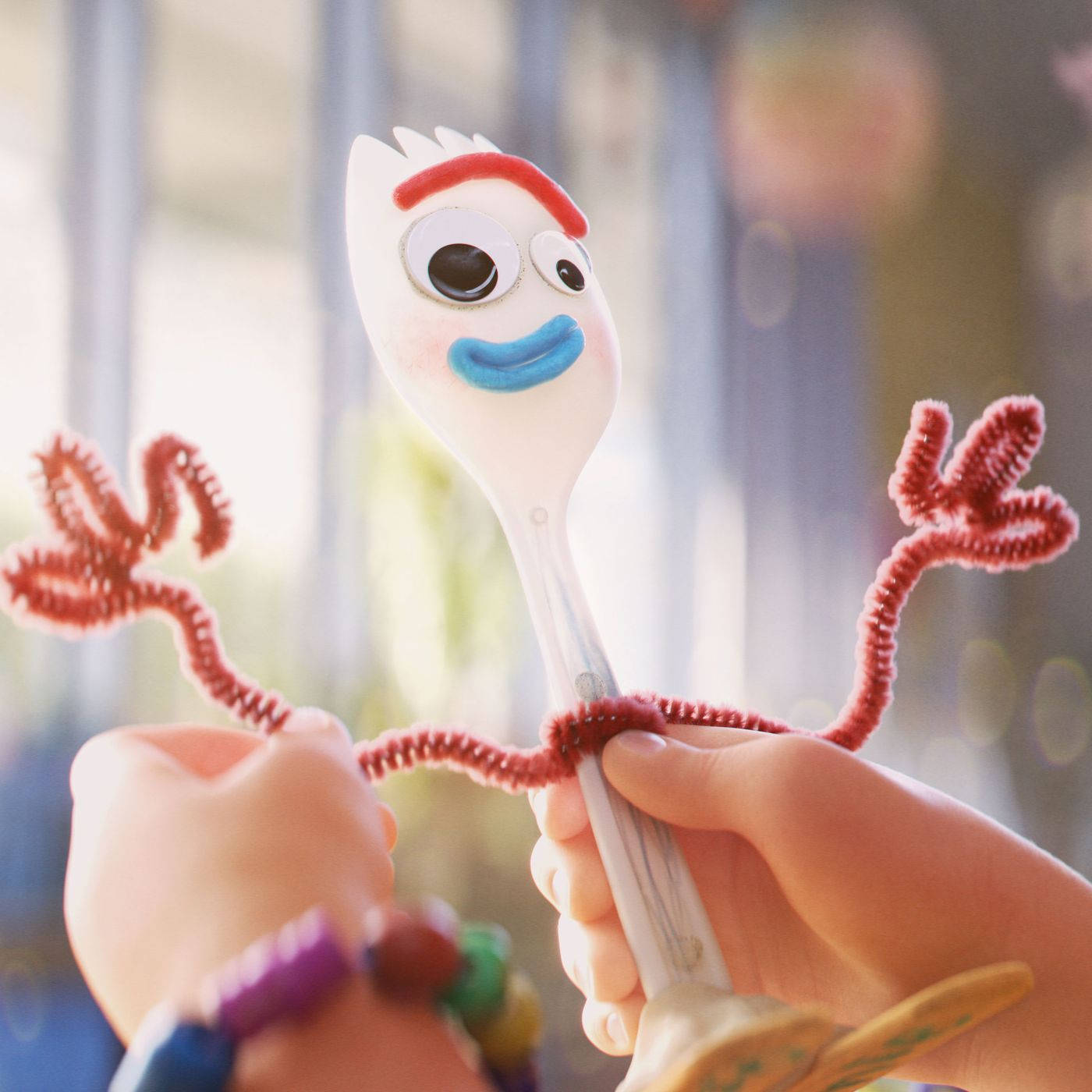 Toy Story Forky, spork, pipe cleaner arms, HD Desktop Wallpaper