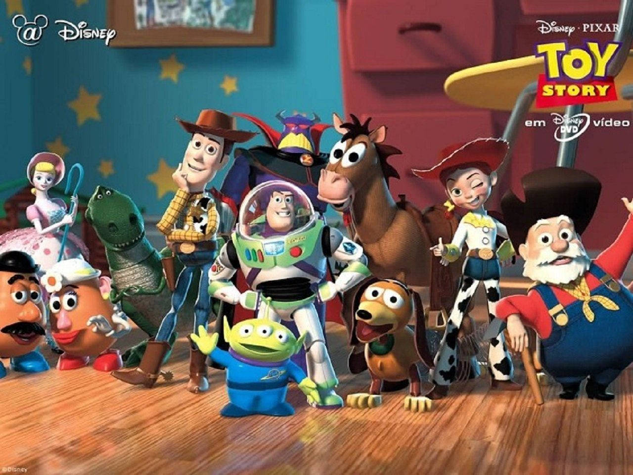 Toy Story, Toy Story 2, child's bedroom, HD Desktop Wallpaper