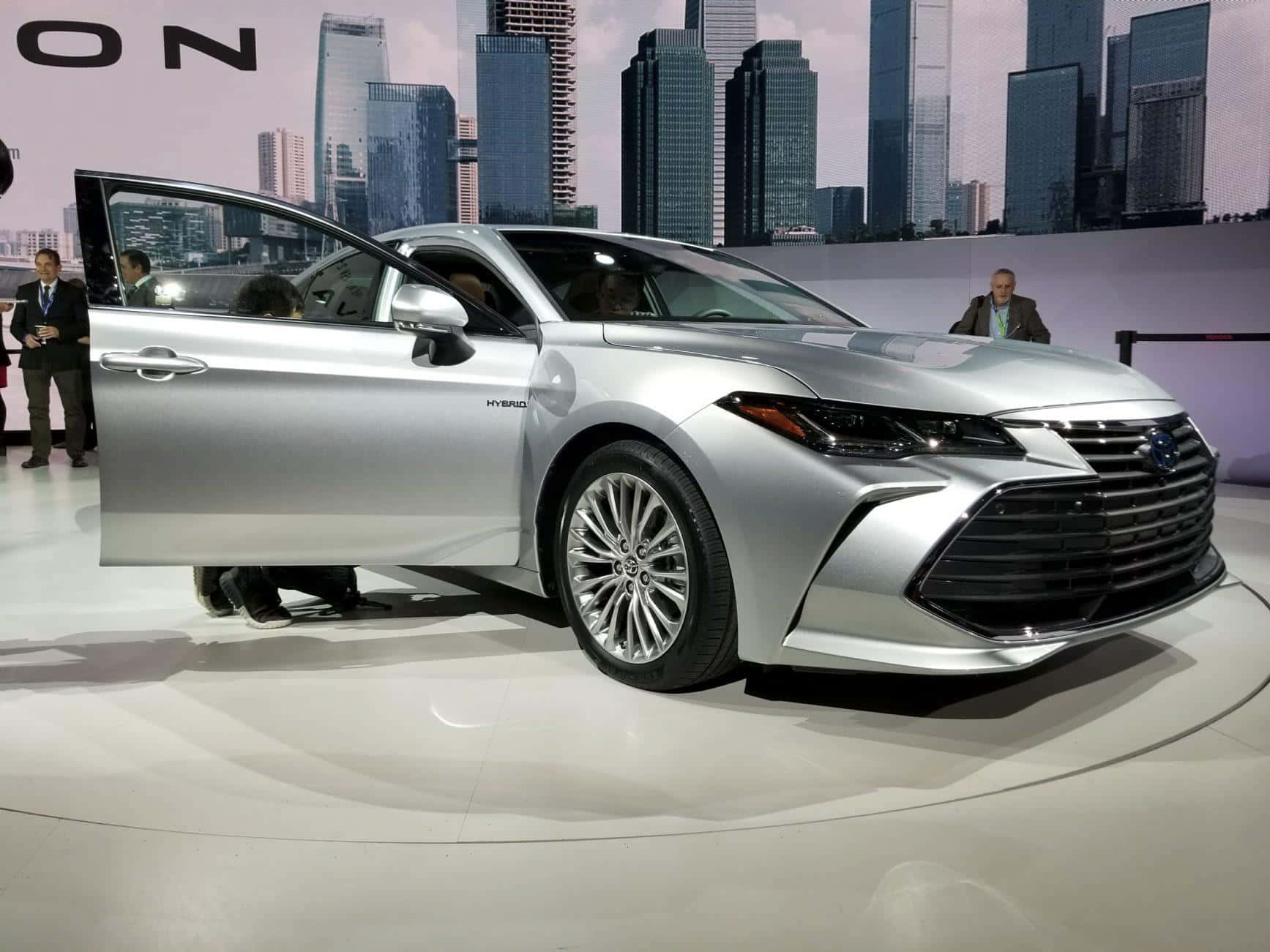 Toyota Avalon, silver, hybrid sedan, HD Desktop Wallpaper