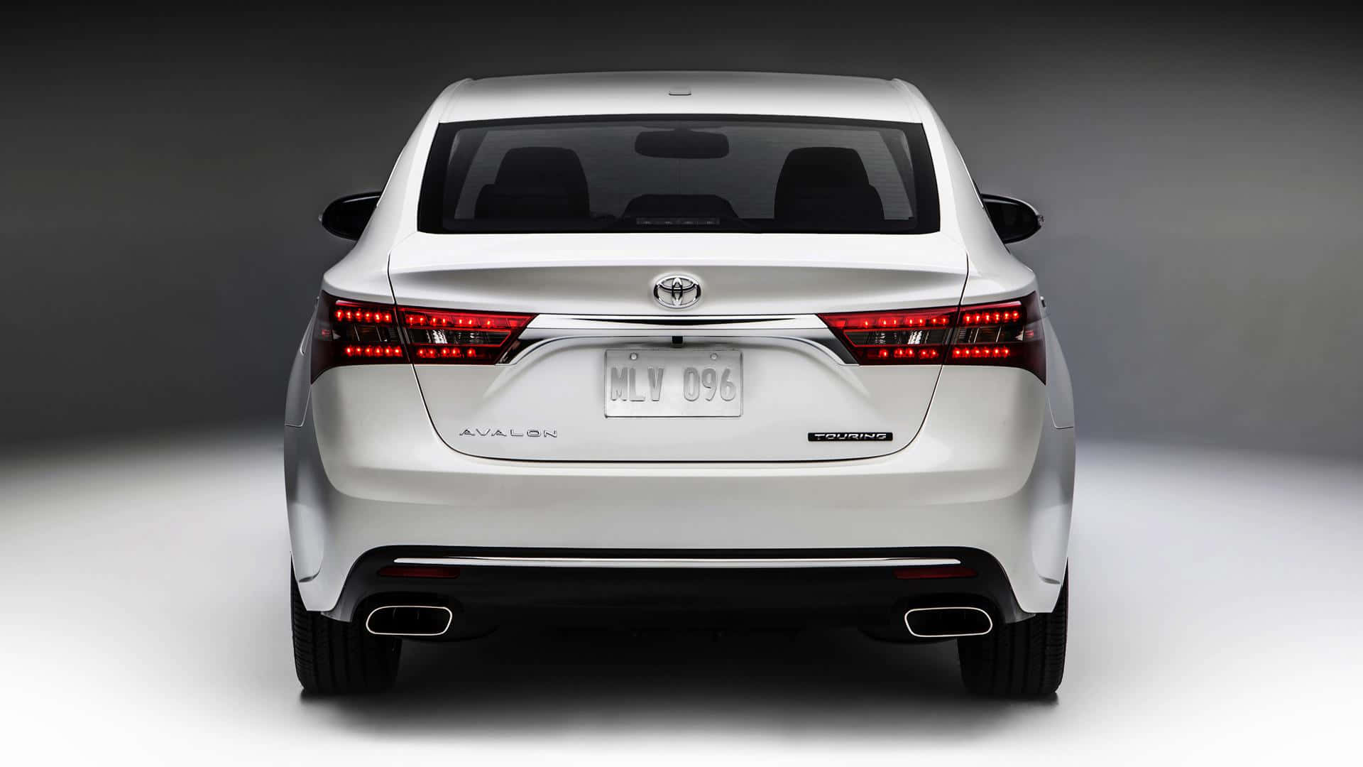 2022 Toyota Avalon, sleek silver, glowing red taillights, Full HD Desktop Wallpaper