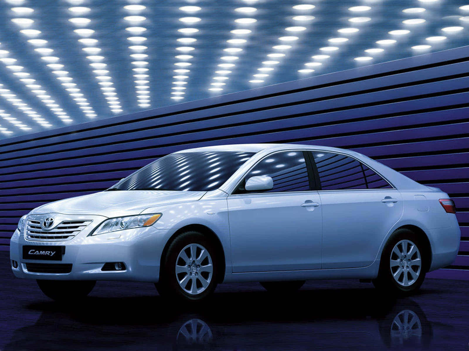 Toyota Camry, silver, sedan, HD Desktop Wallpaper