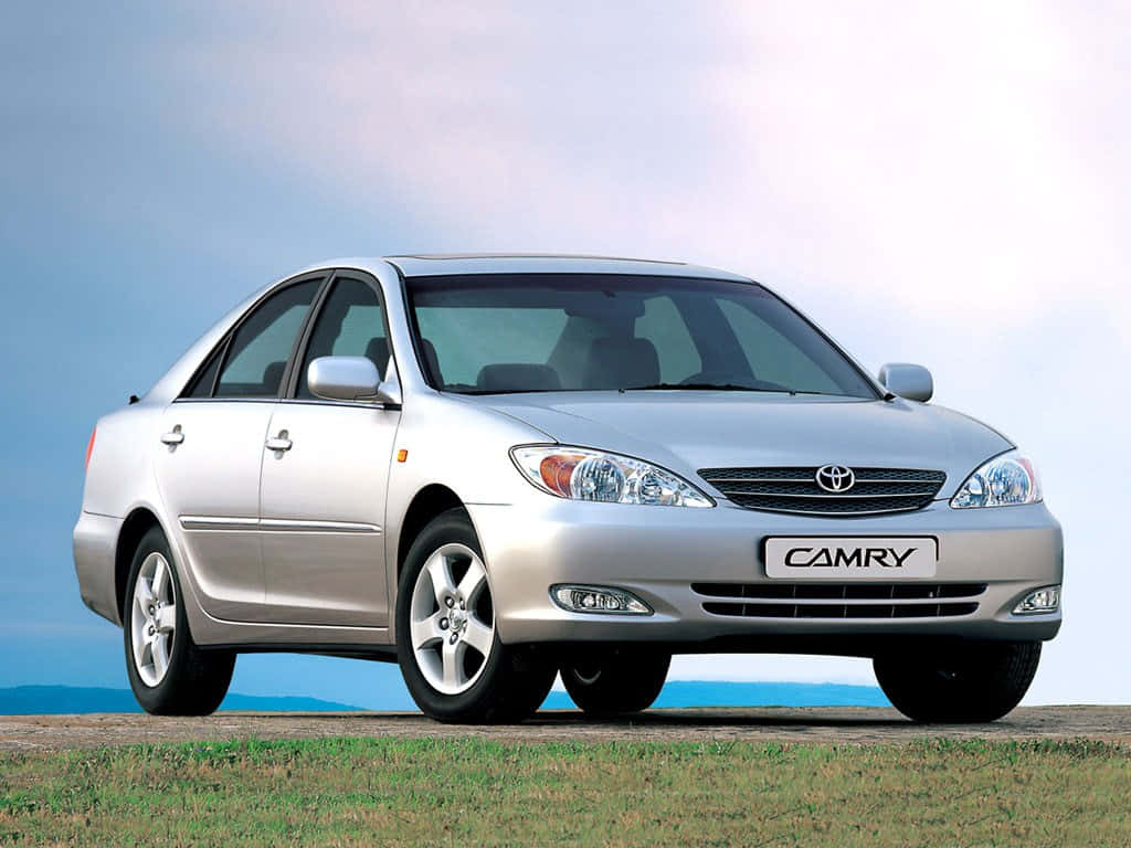 2021 Toyota Camry, silver, sedan, SD Desktop Wallpaper