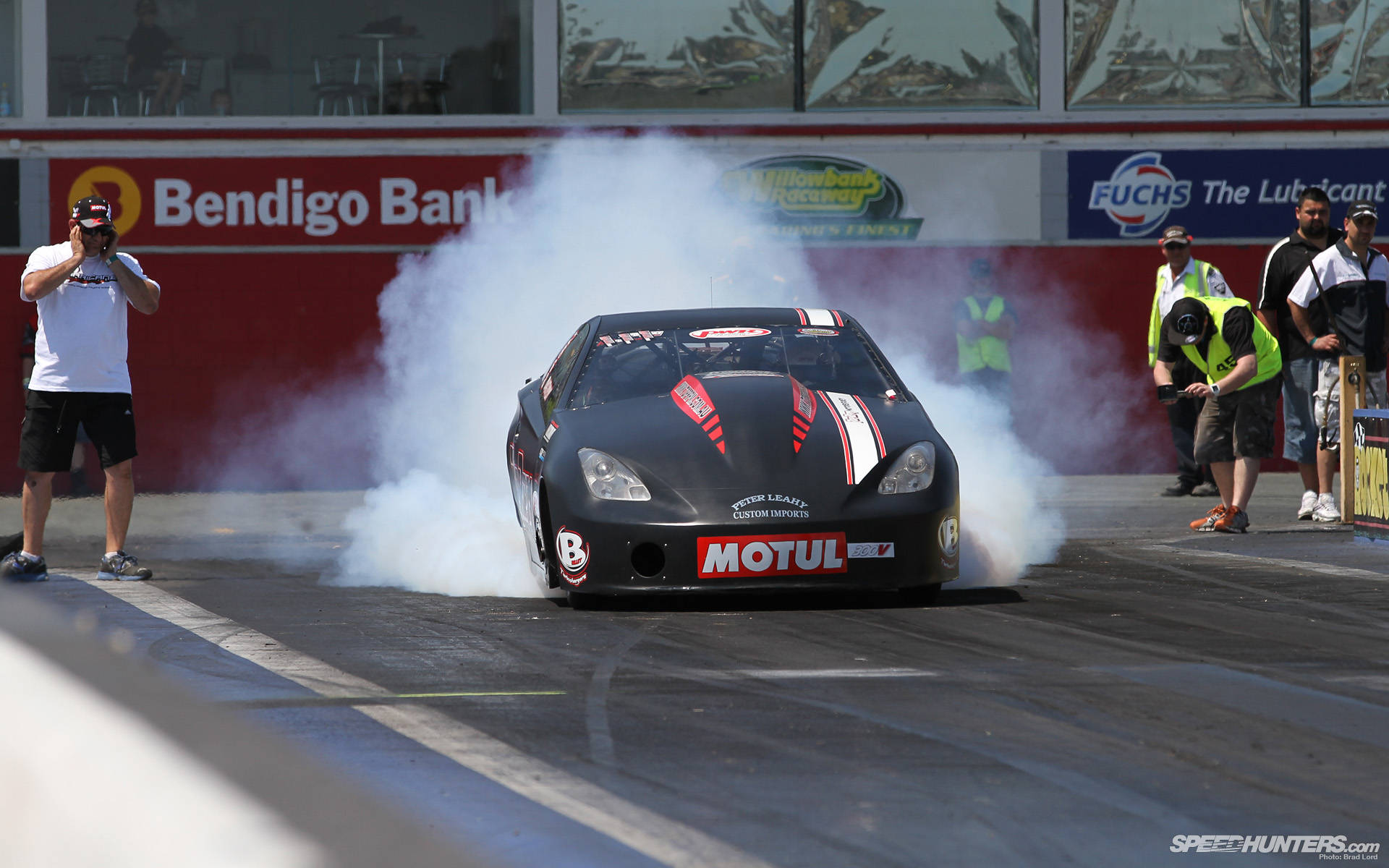 Toyota Celica, drag racing, black, Full HD Desktop Wallpaper